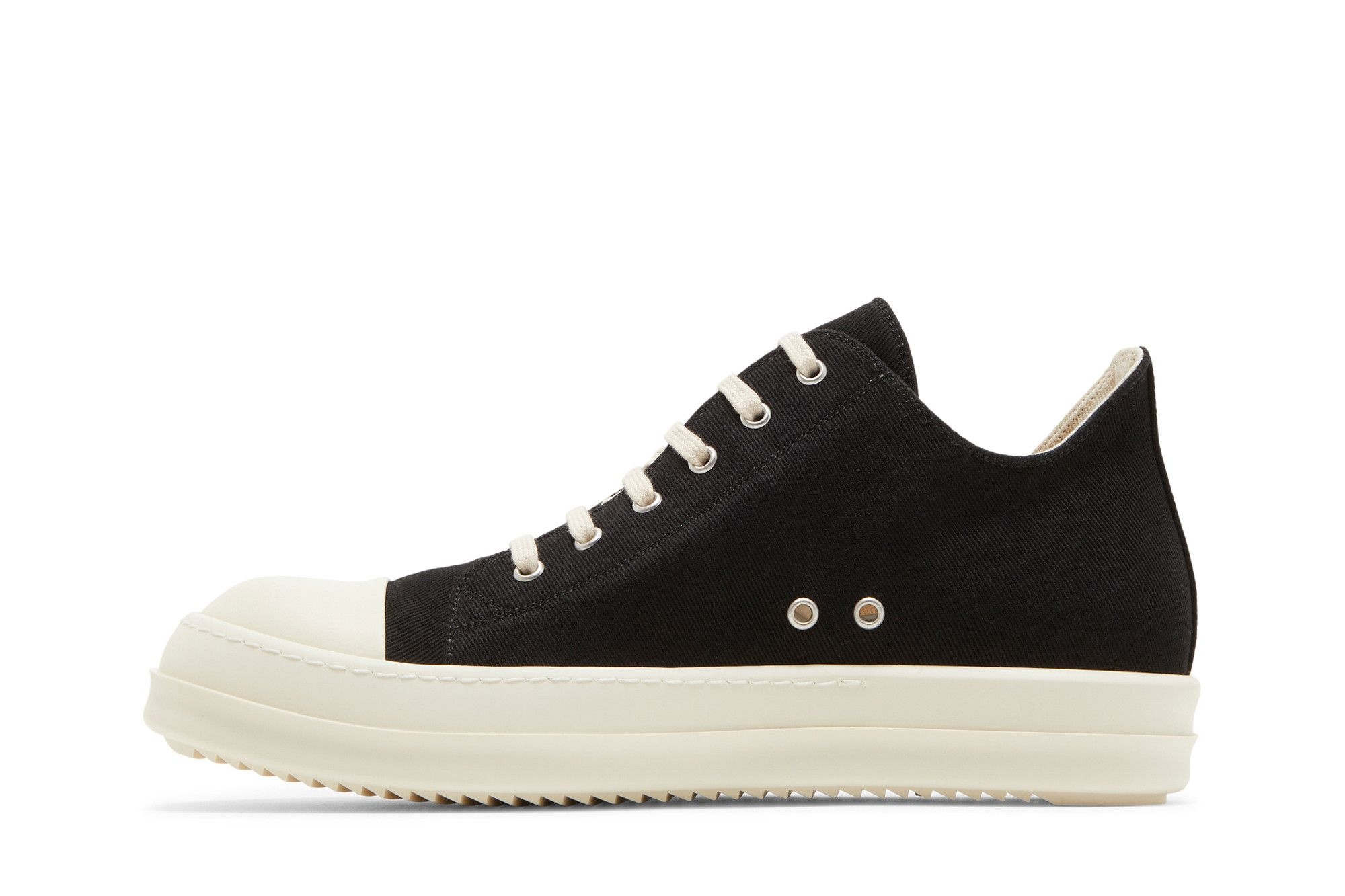 Rick Owens DRKSHDW Strobe Cotton Denim Low 'Black Milk'
