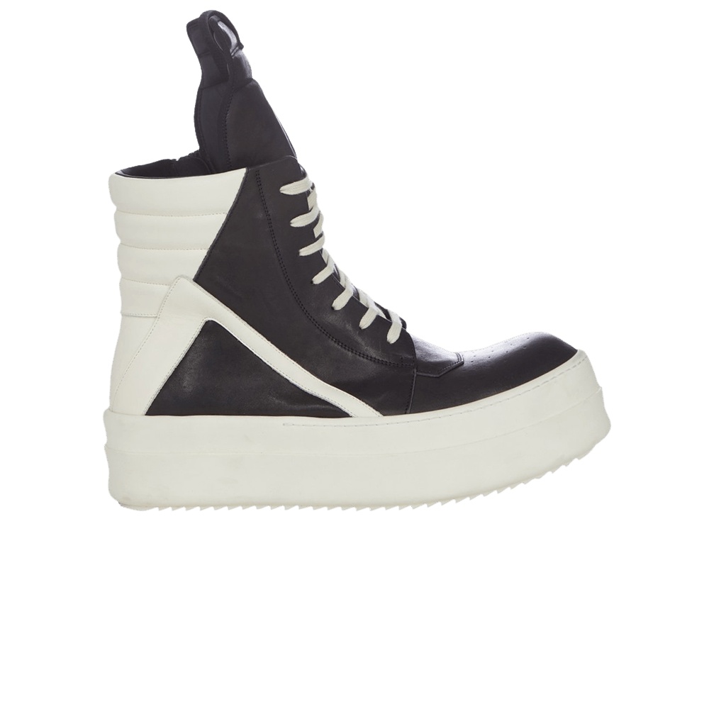 Rick Owens Mega Bumper Geobasket High 'Black Milk'