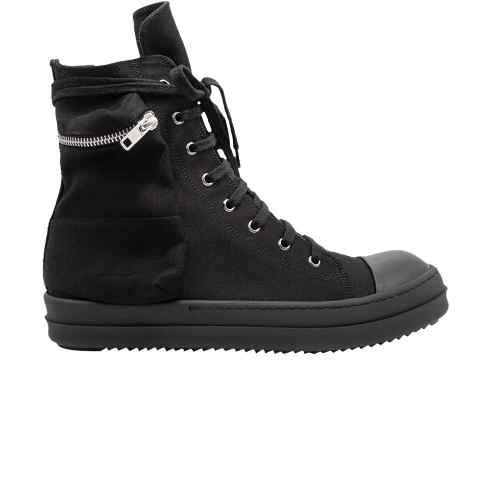 Rick Owens DRKSHDW Gethsemane Cotton Cargo High 'Triple Black'