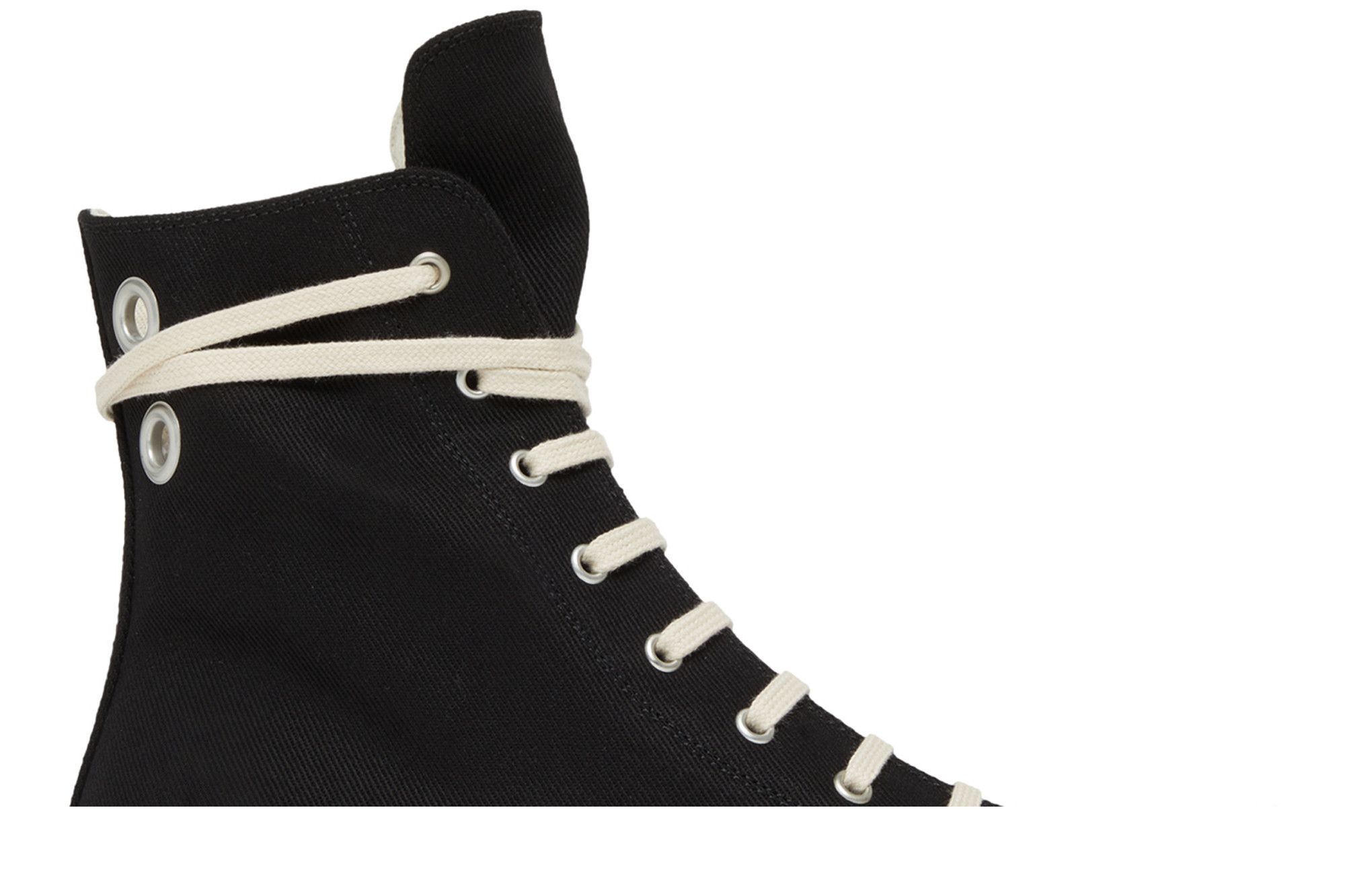 Rick Owens EDFU DRKSHDW Cotton Denim High 'Black Milk'