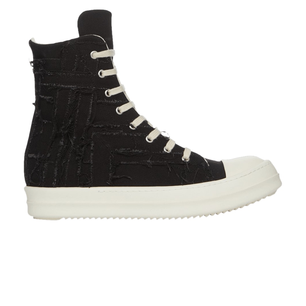Rick Owens Wmns DRKSHDW EDFU Slashed High 'Black Milk'