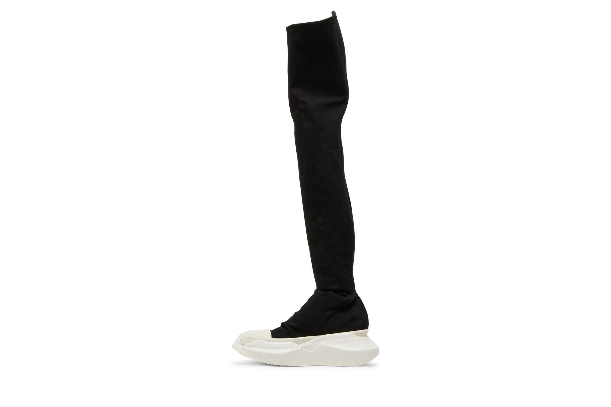Rick Owens Wmns EDFU DRKSHDW Abstract Stocking 'Black Milk'