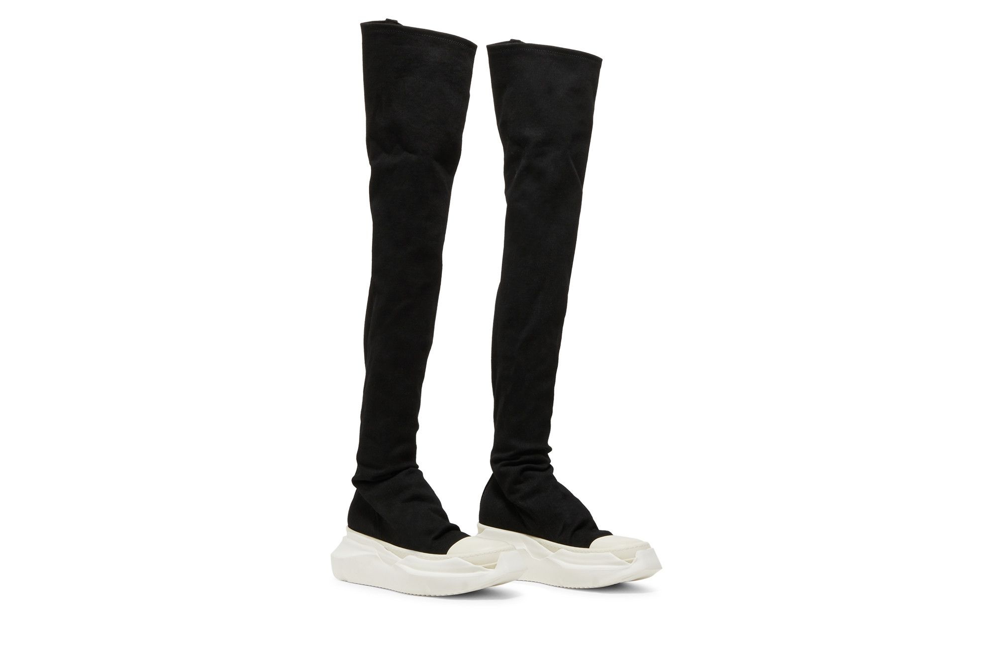 Rick Owens Wmns EDFU DRKSHDW Abstract Stocking 'Black Milk'
