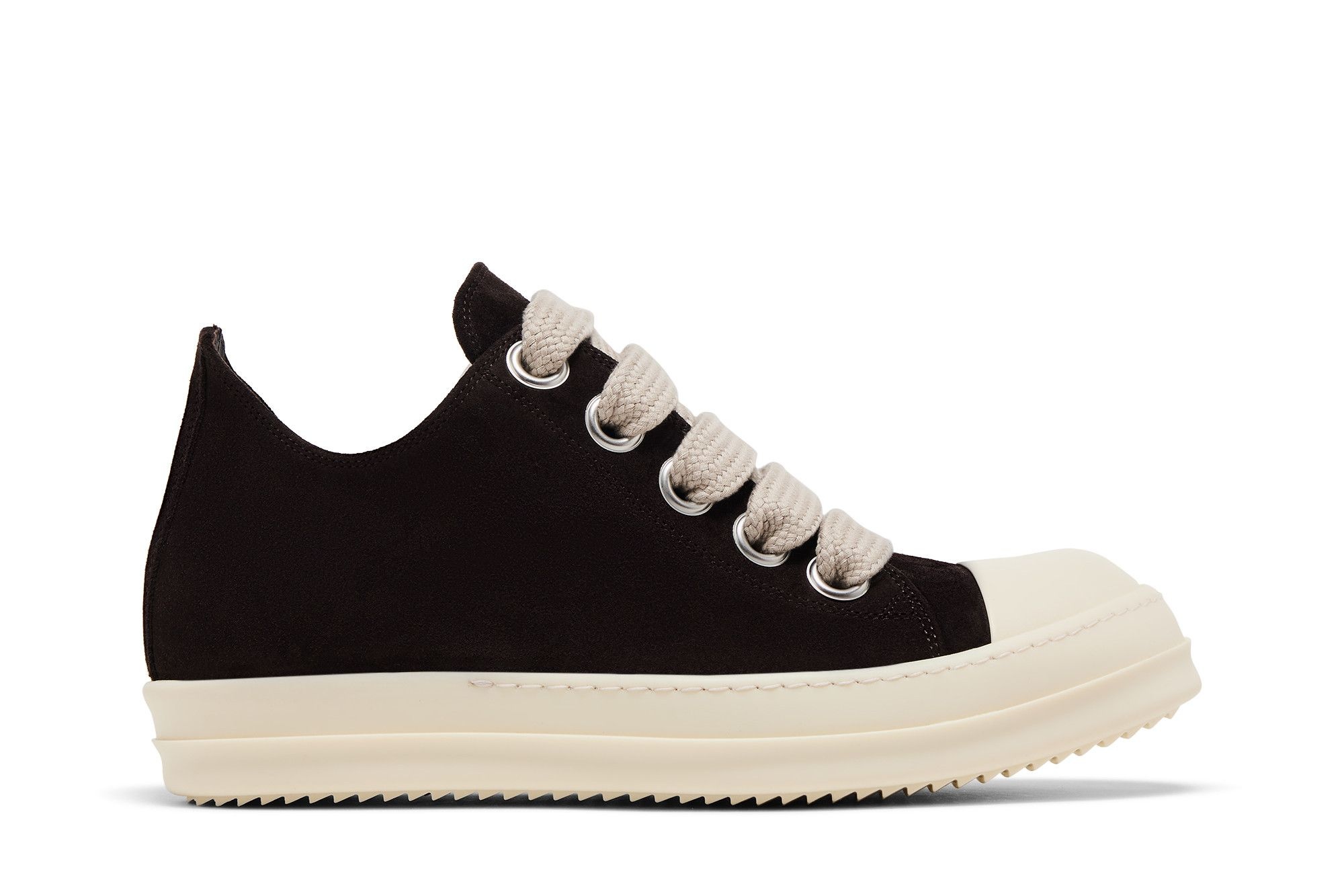 Rick Owens Hollywood Jumbo Laced Low 'Mahogany'