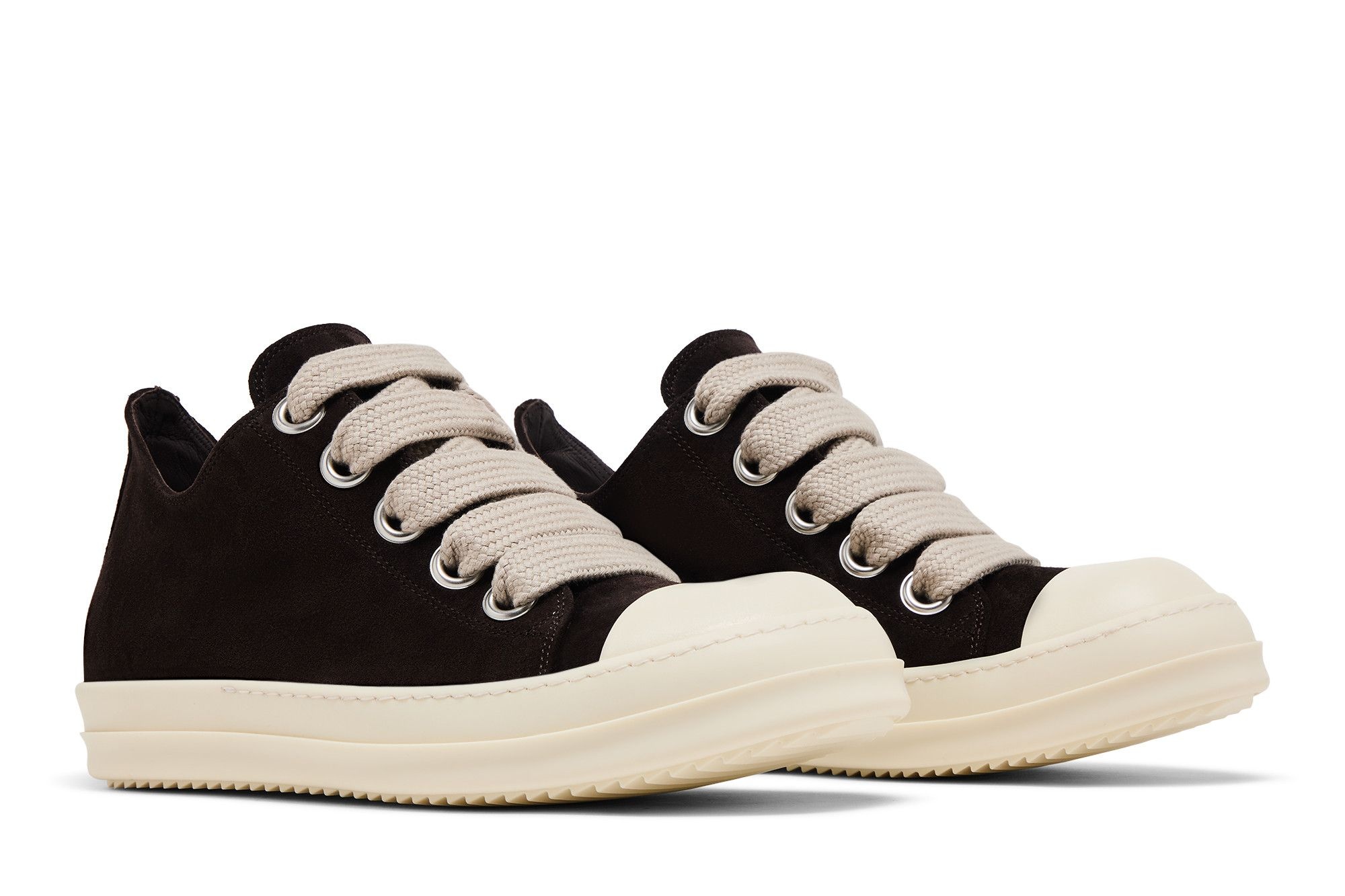 Rick Owens Hollywood Jumbo Laced Low 'Mahogany'