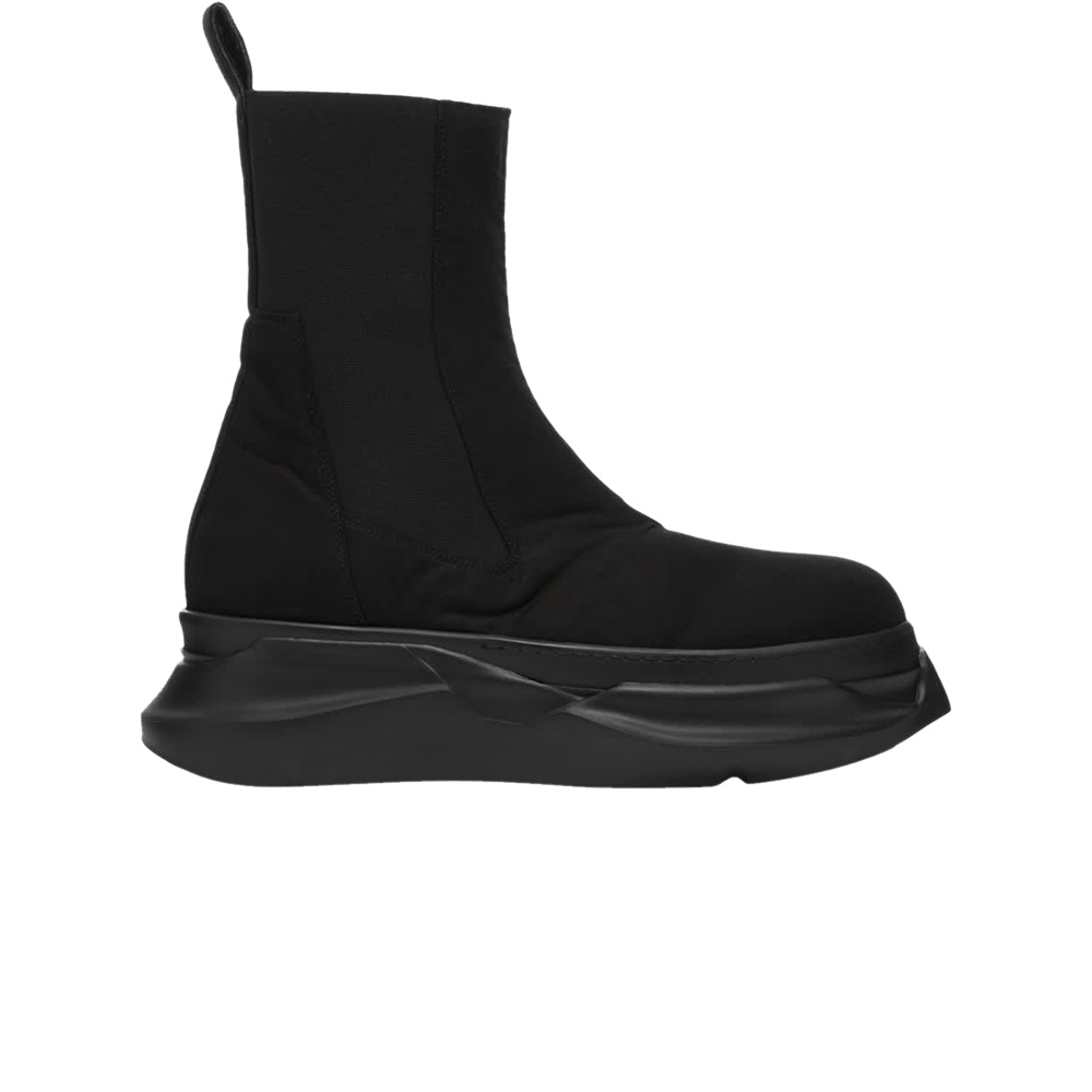 Rick Owens DRKSHDW Gethsemane Beatle Abstract Boots 'Triple Black'