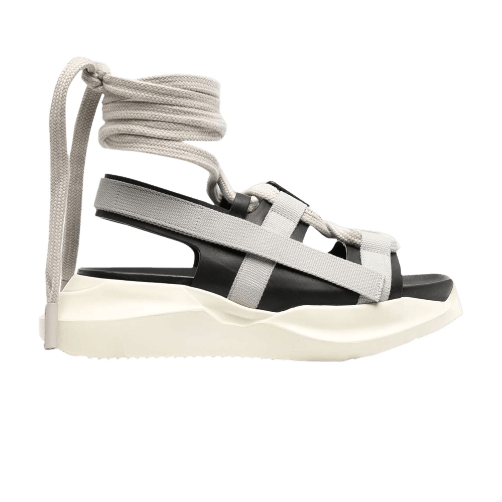 Rick Owens Wmns Geth Wrap-Strap Sandal 'Black Pearl'