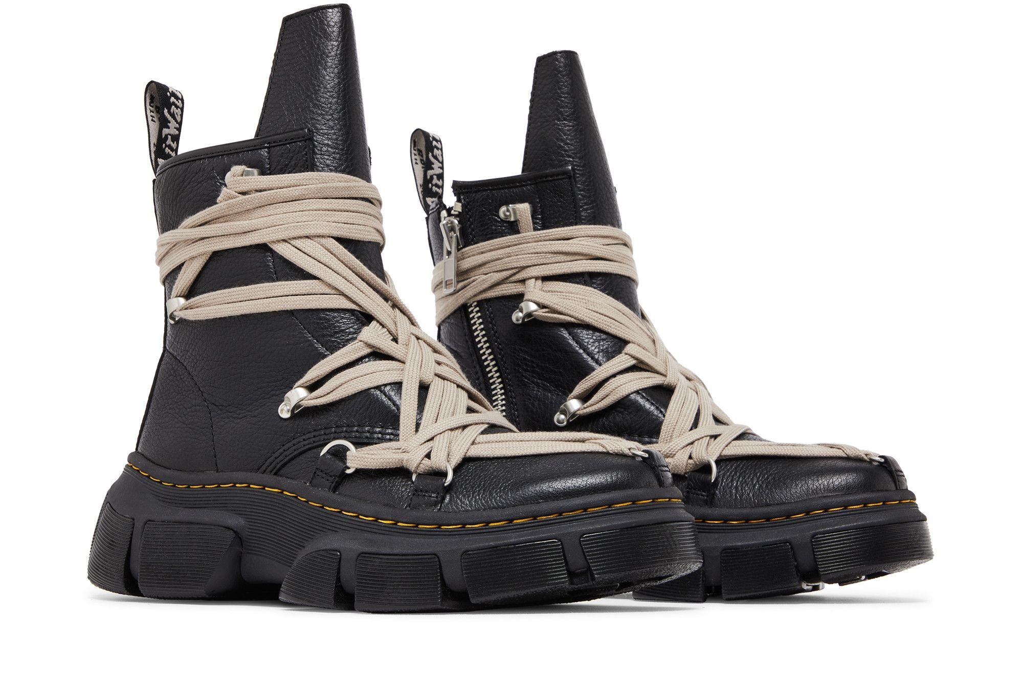 Dr. Martens x Rick Owens 1460 DMXL Megalace Boot 'Black'