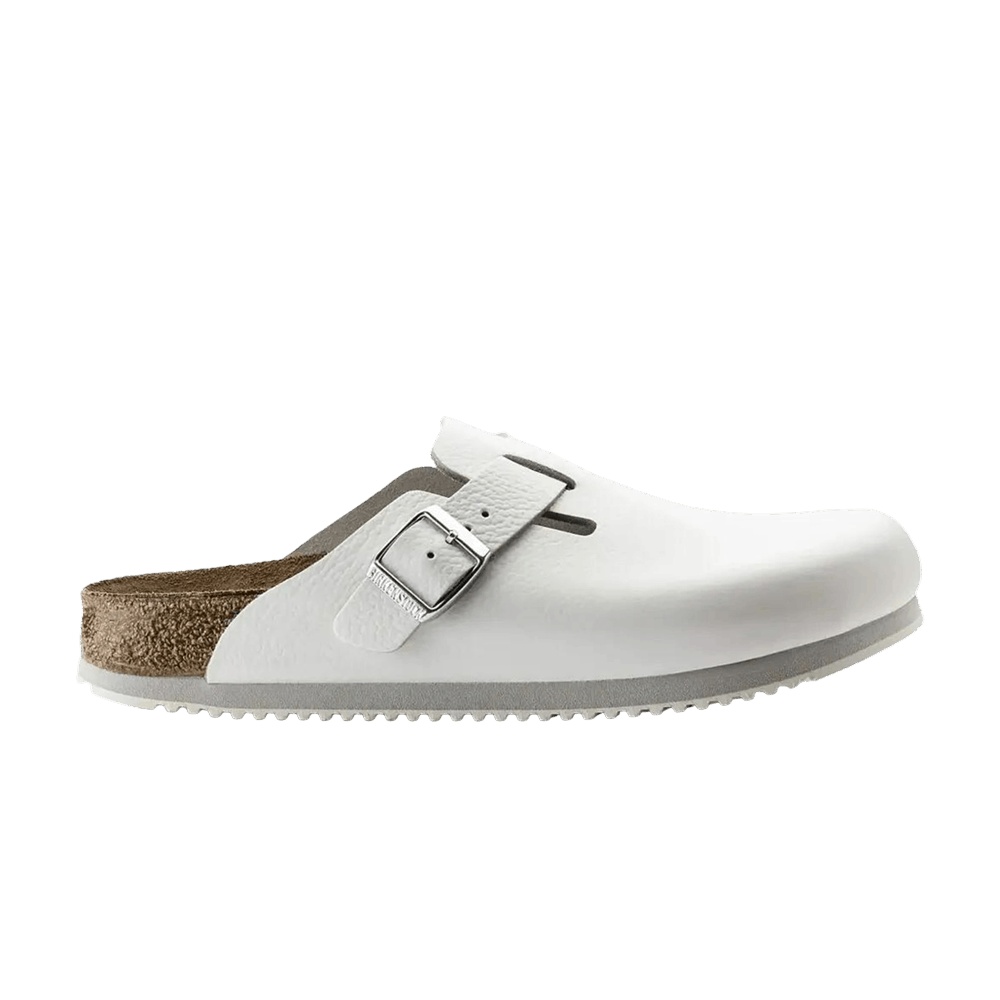 Birkenstock Boston Soft Footbed Sandal 'White'