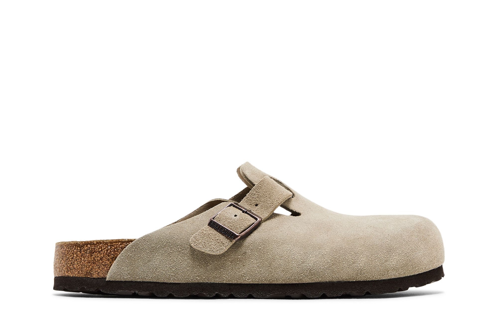 Birkenstock Boston Suede Leather 'Taupe'