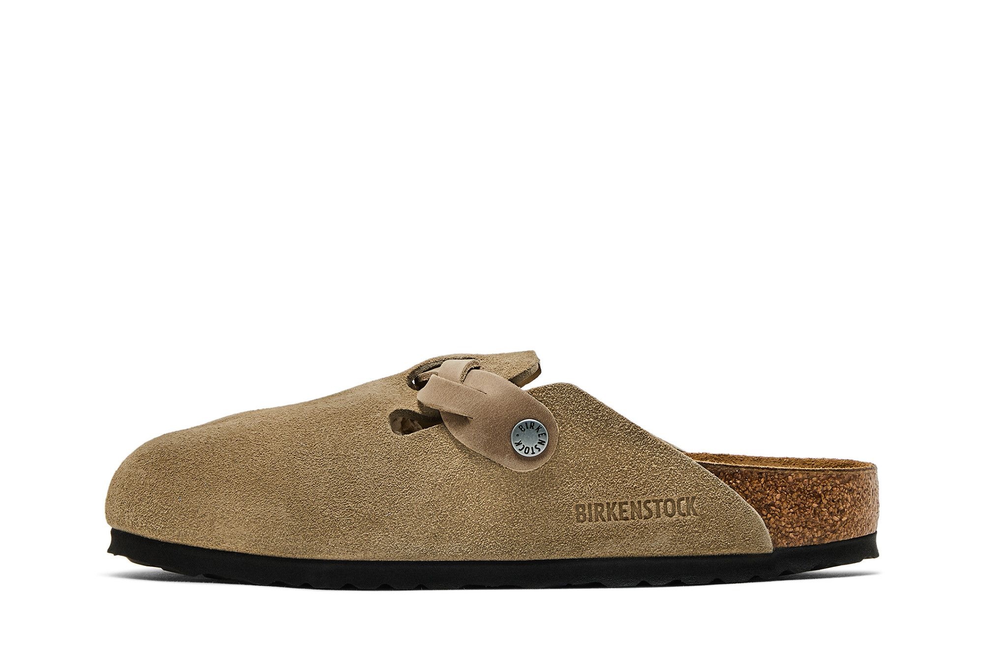 Birkenstock Boston Braided Suede Leather Narrow 'Taupe'