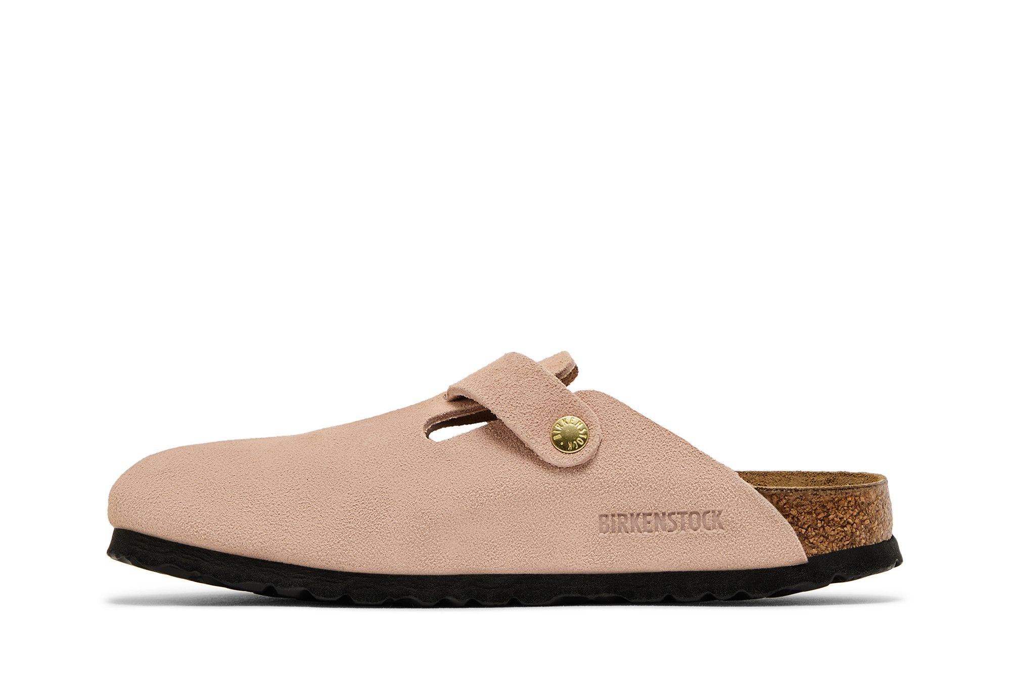 Birkenstock Wmns Boston Suede Leather 'Light Rose'