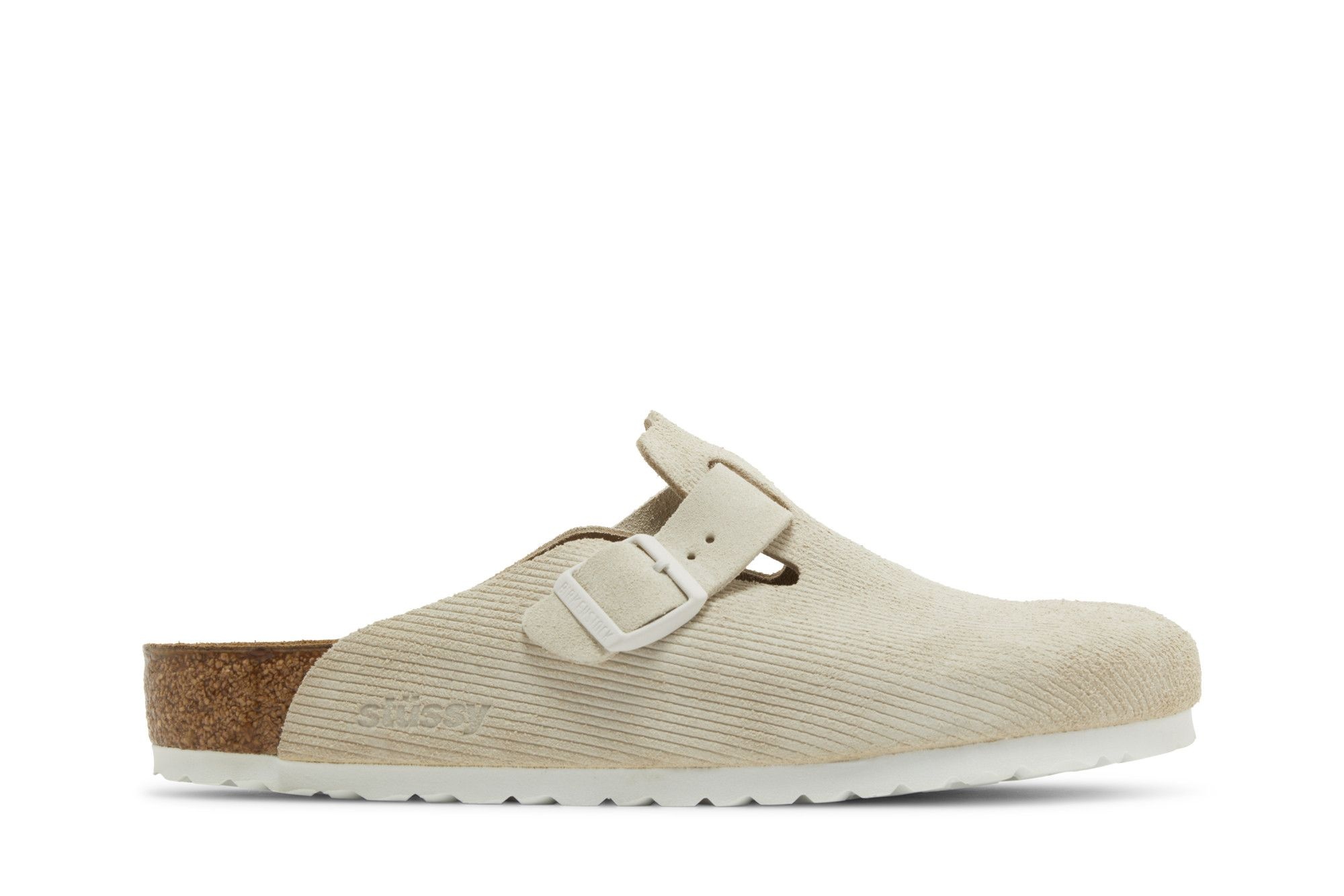 Stussy x Birkenstock Boston 'Bone'