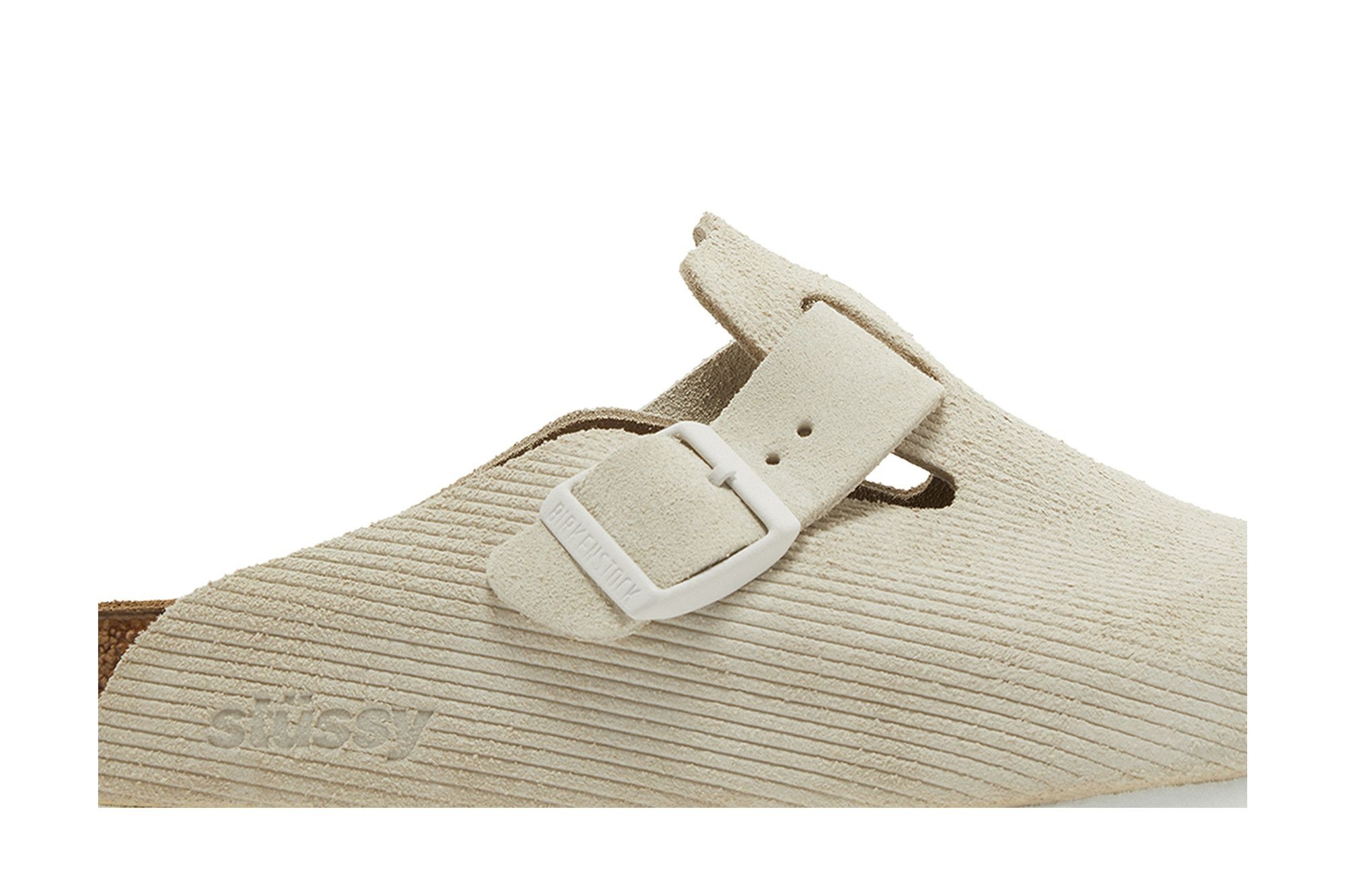 Stussy x Birkenstock Boston 'Bone'