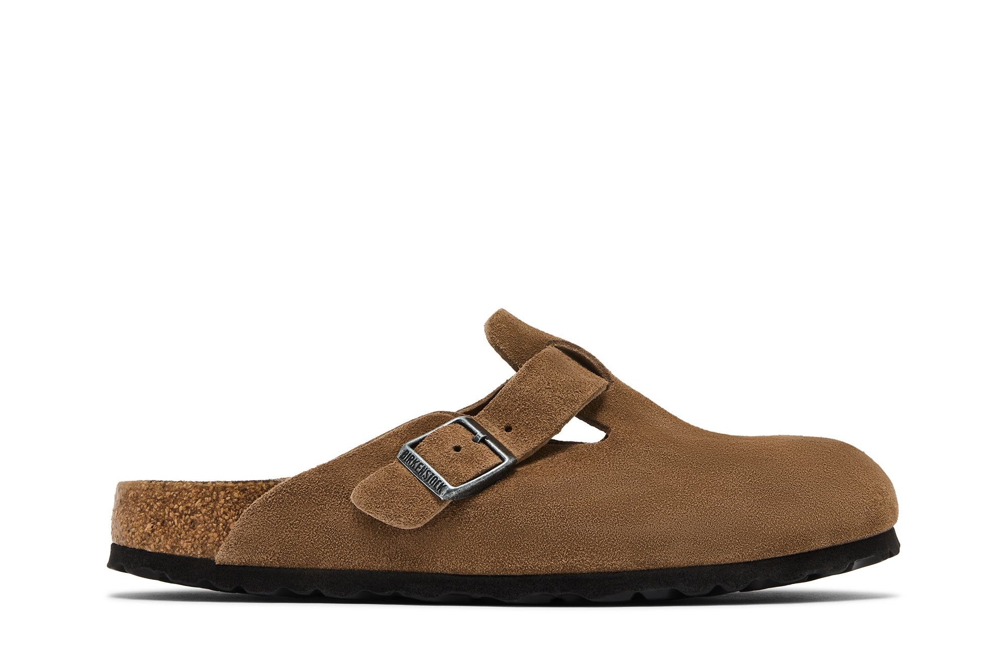Birkenstock Boston Soft Footbed Sandal 'Dark Tea'