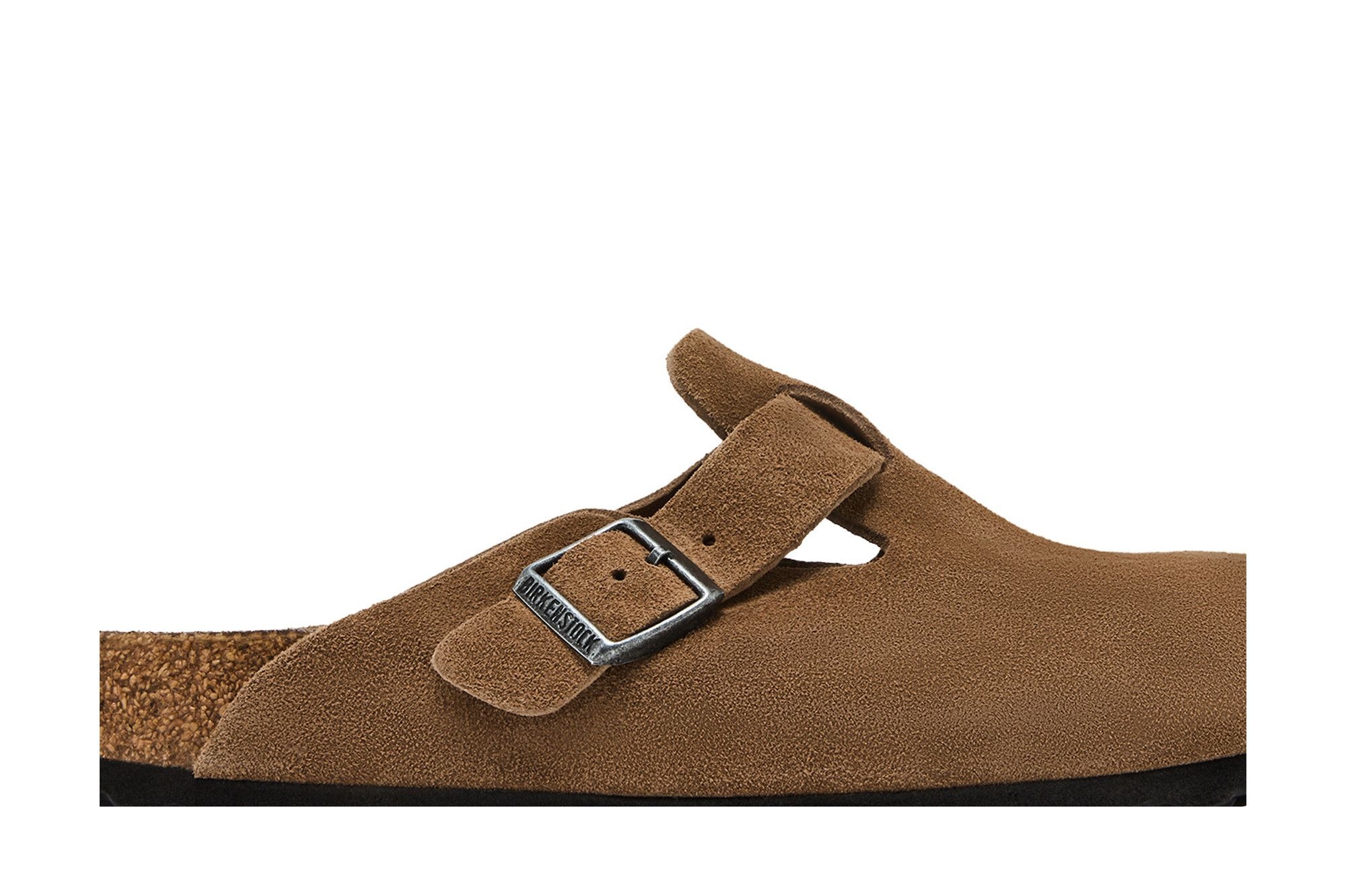 Birkenstock Boston Soft Footbed Sandal 'Dark Tea'