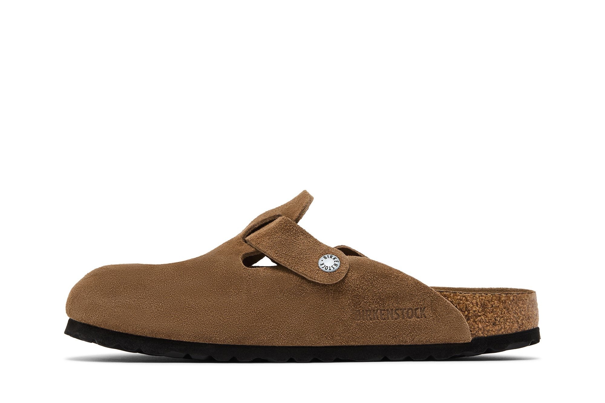Birkenstock Boston Soft Footbed Sandal 'Dark Tea'