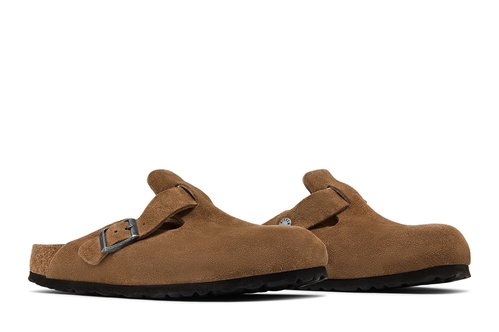 Birkenstock Boston Soft Footbed Sandal 'Dark Tea'