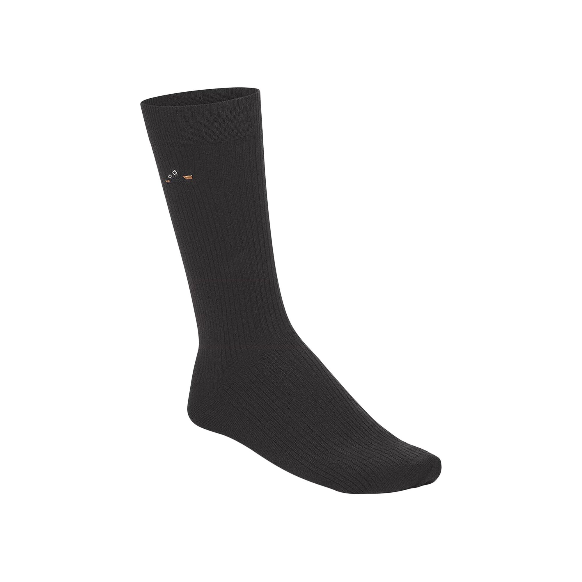 Birkenstock Ribbed Socks 'Black'