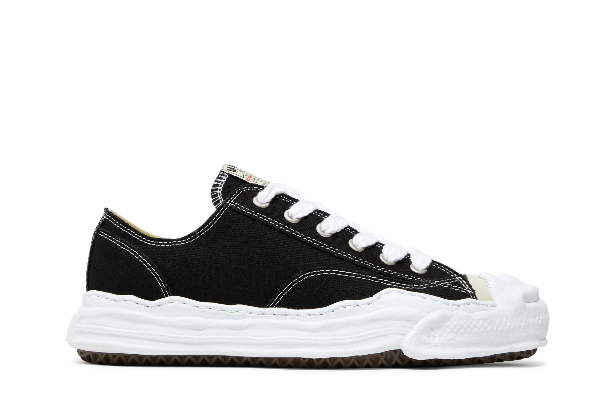 Maison Mihara Yasuhiro Hank OG Sole Canvas Low 'Black White'