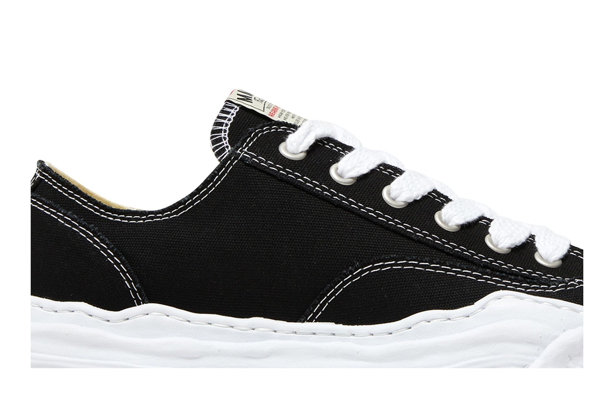 Maison Mihara Yasuhiro Hank OG Sole Canvas Low 'Black White'
