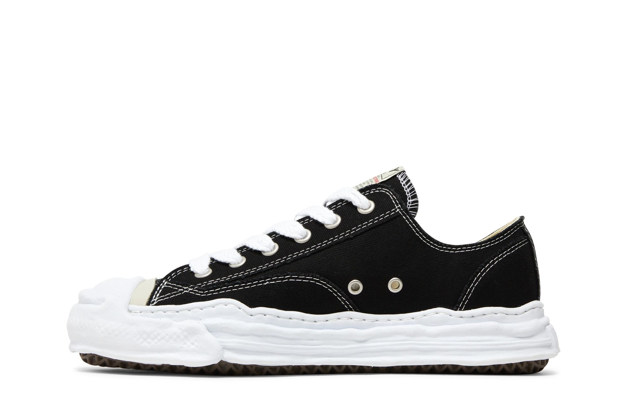 Maison Mihara Yasuhiro Hank OG Sole Canvas Low 'Black White'