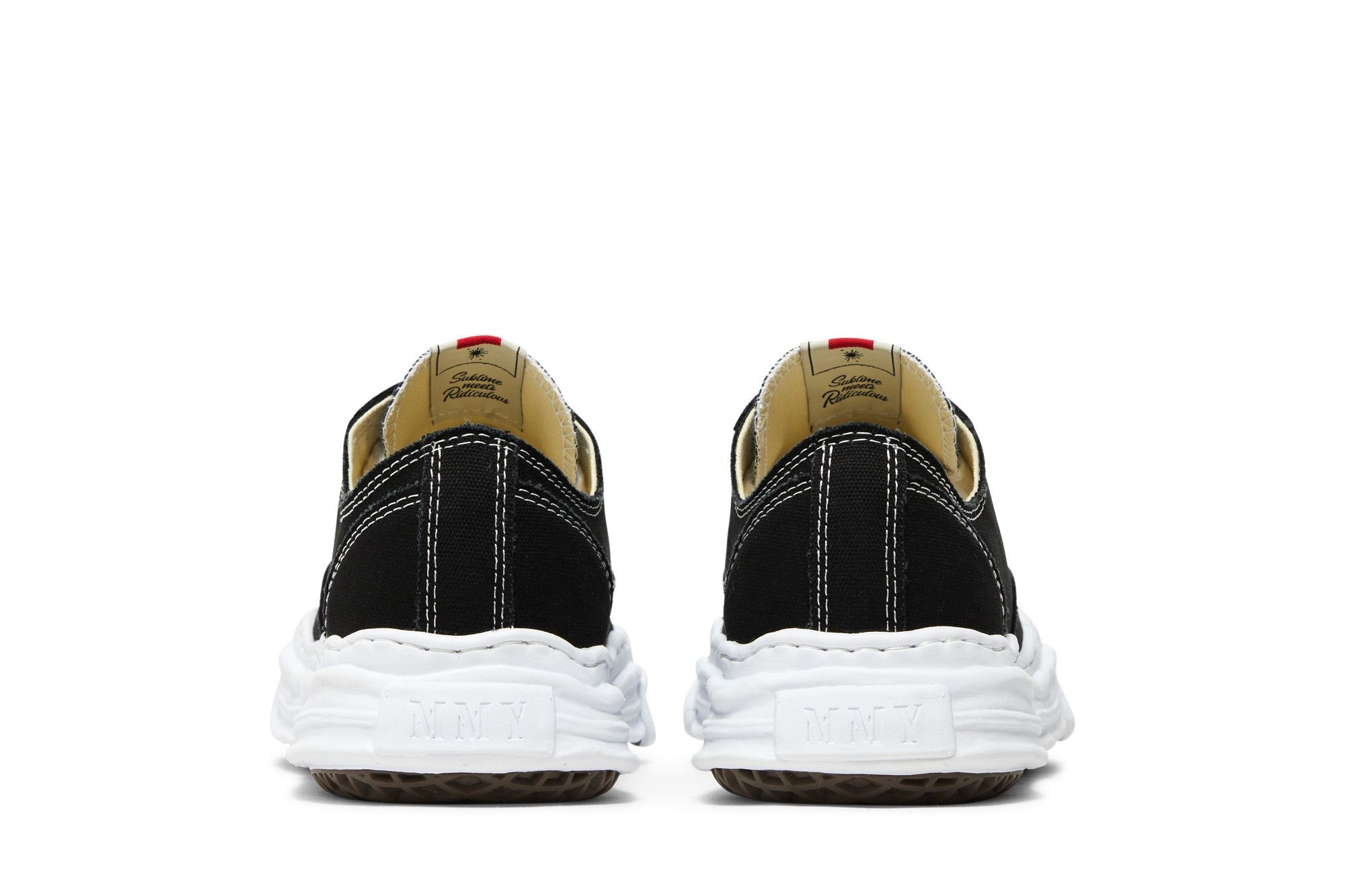 Maison Mihara Yasuhiro Hank OG Sole Canvas Low 'Black White'