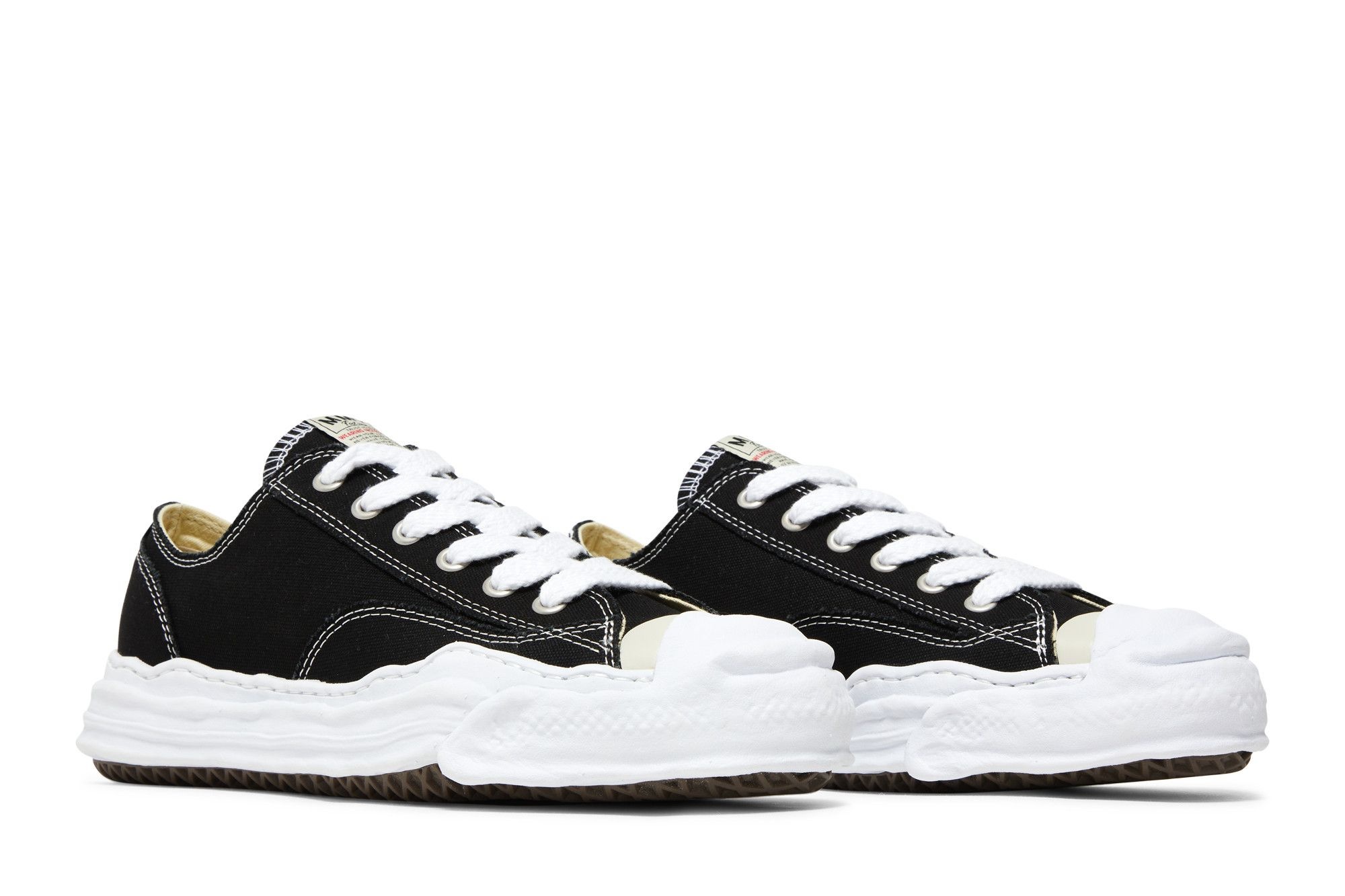 Maison Mihara Yasuhiro Hank OG Sole Canvas Low 'Black White'