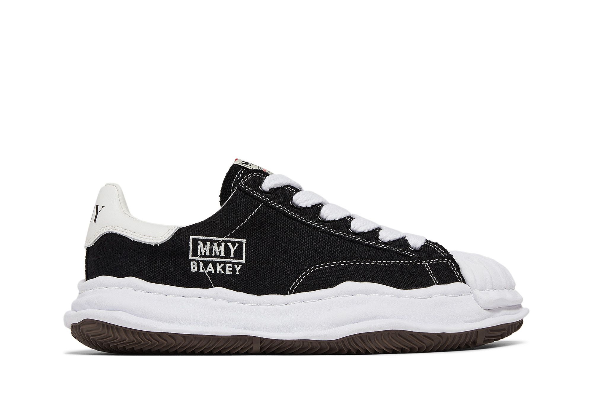 Maison Mihara Yasuhiro Blakey OG Sole Canvas Low 'Black White'