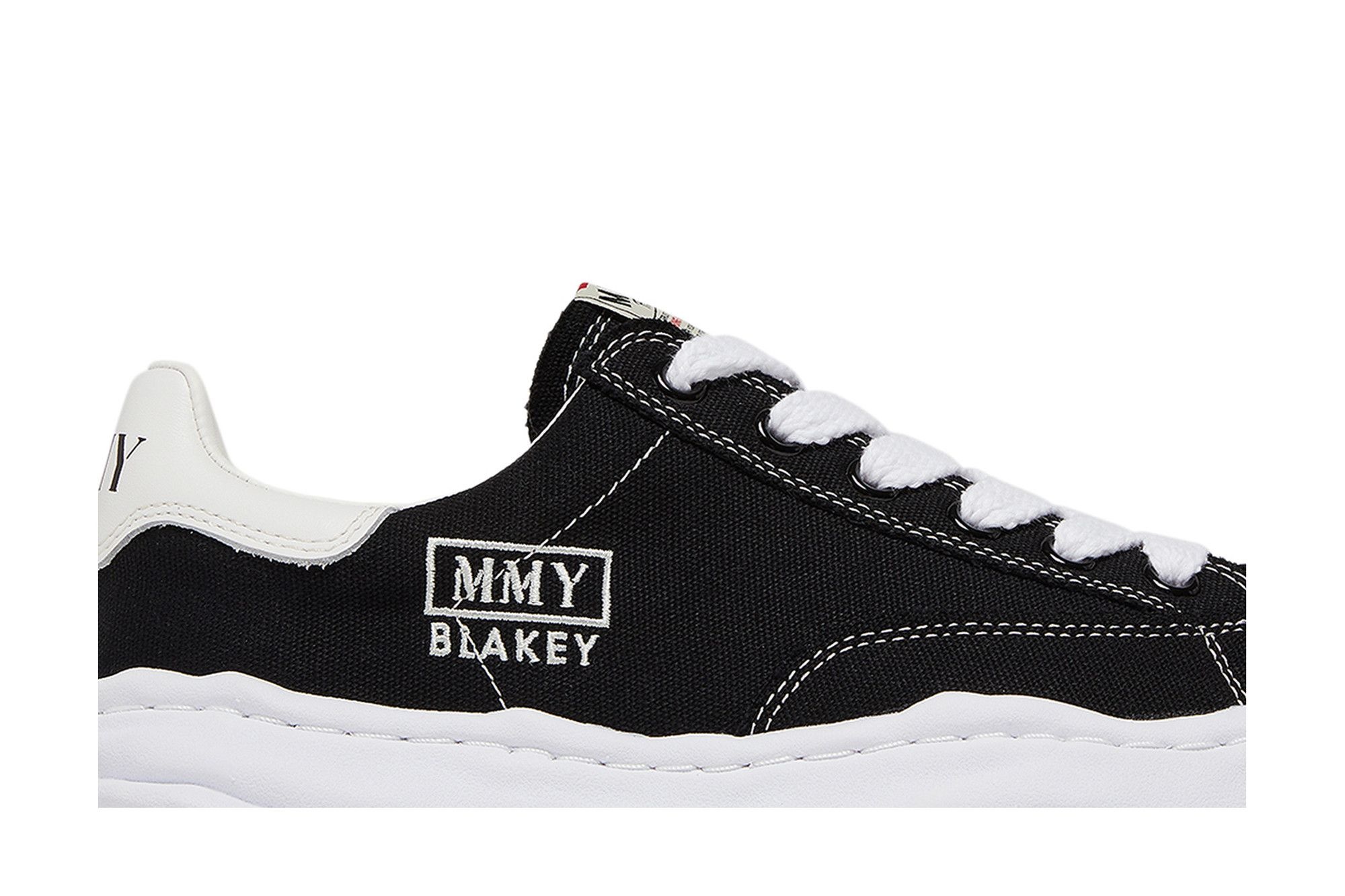 Maison Mihara Yasuhiro Blakey OG Sole Canvas Low 'Black White'