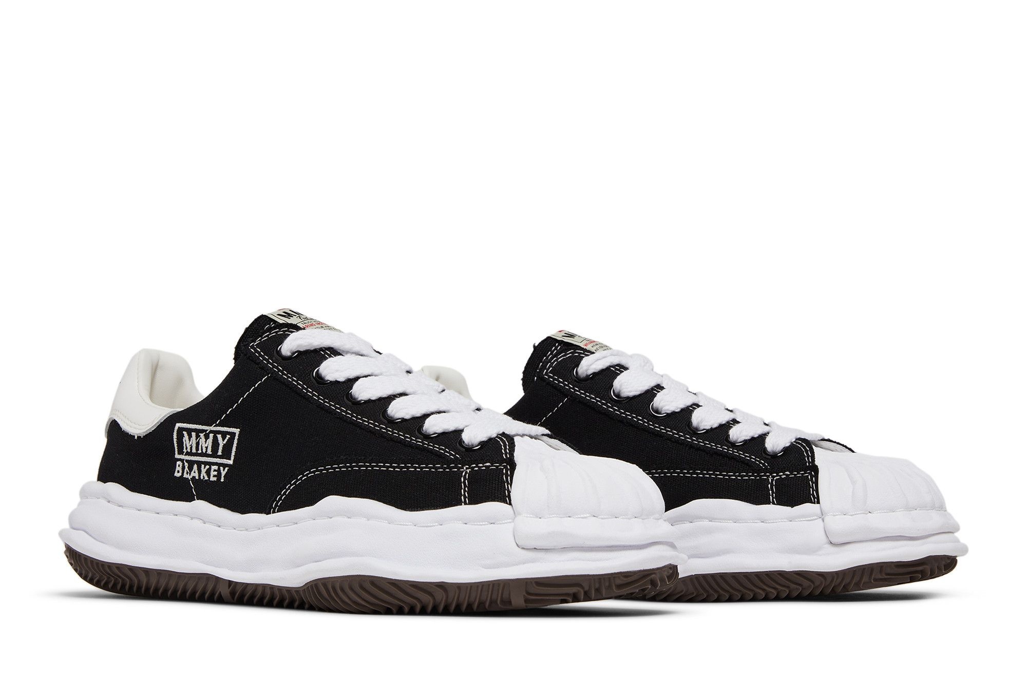Maison Mihara Yasuhiro Blakey OG Sole Canvas Low 'Black White'
