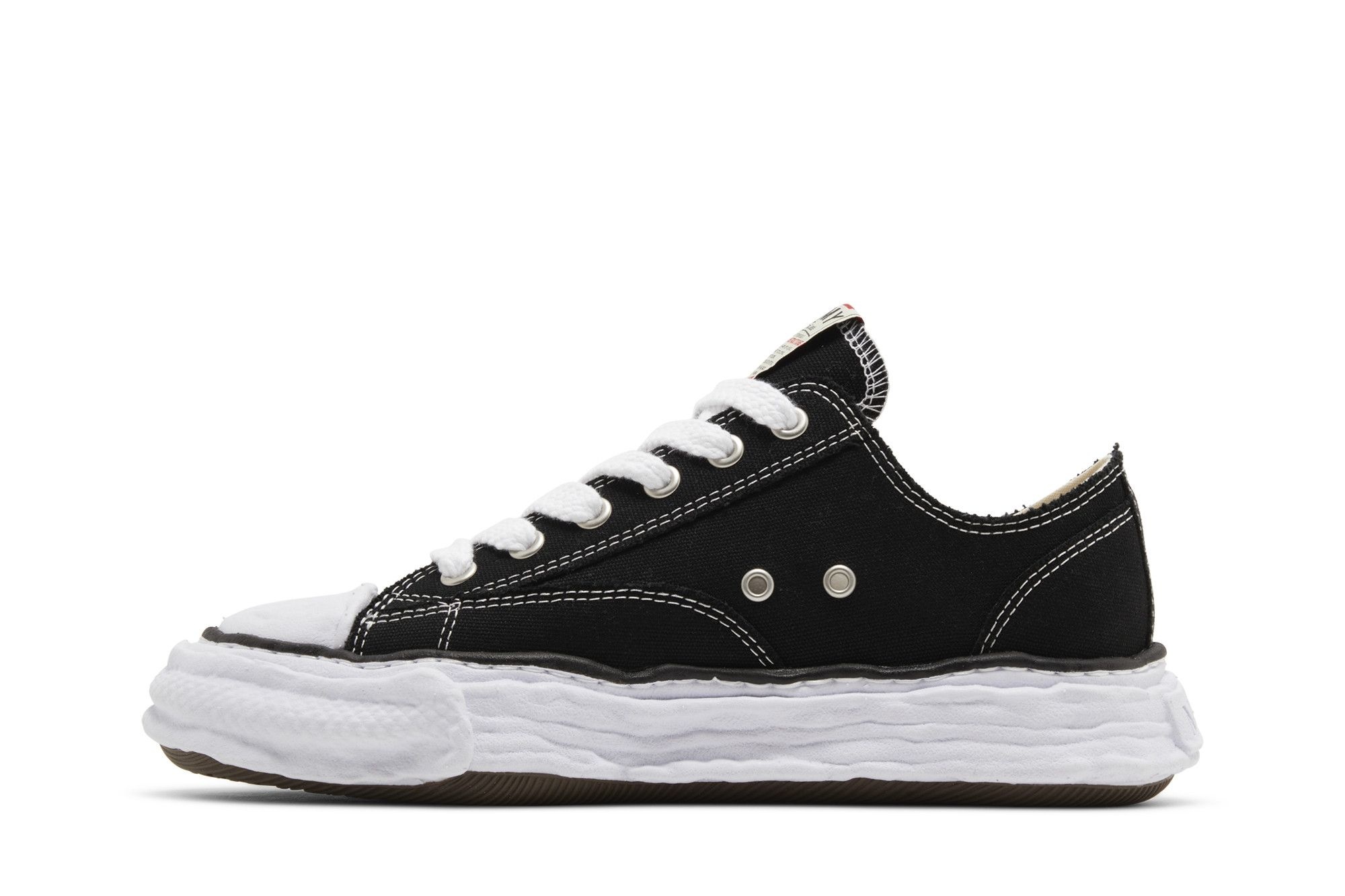 Maison Mihara Yasuhiro Peterson 23 OG Sole Canvas Low 'Black White'