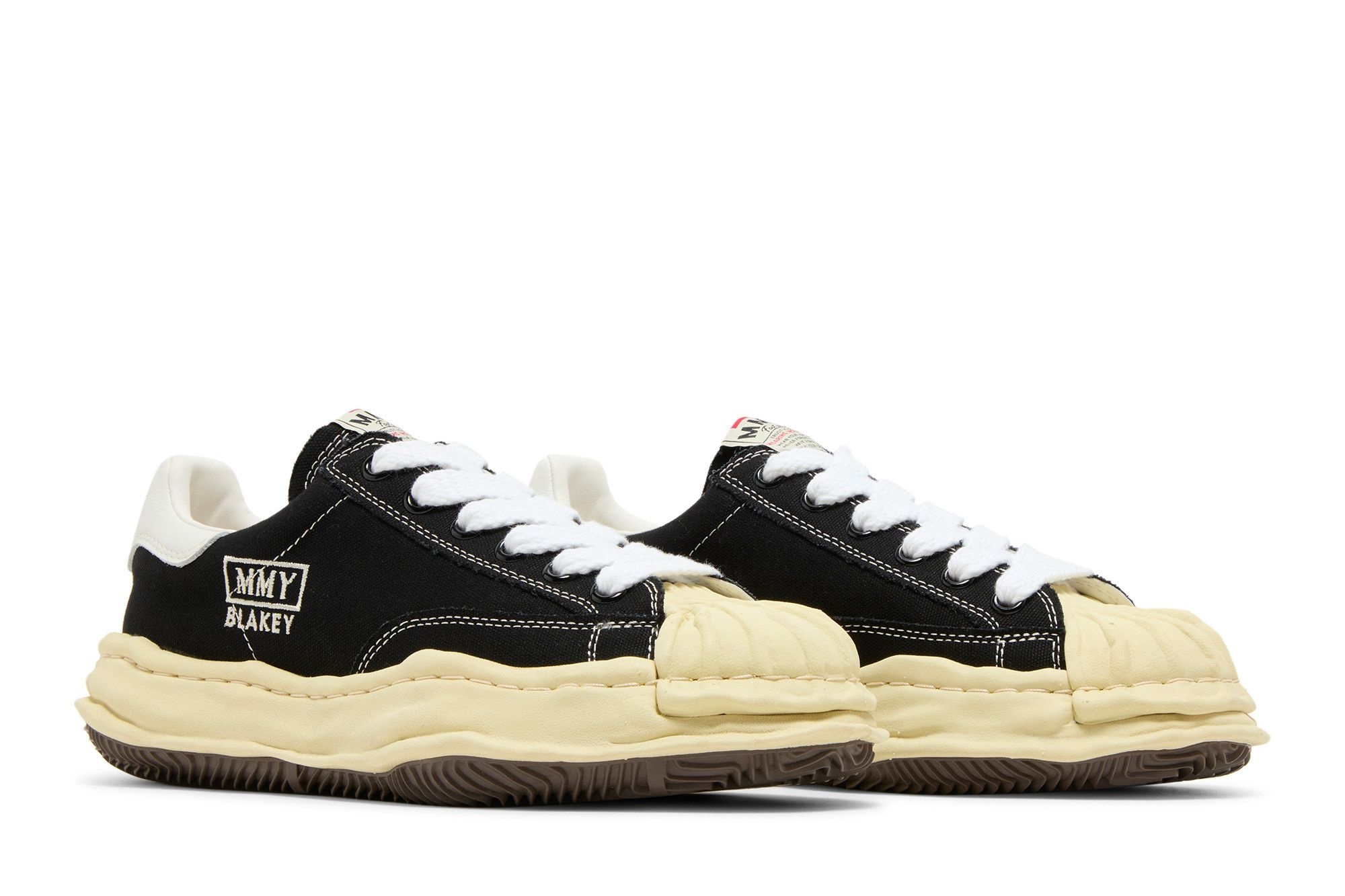 Maison Mihara Yasuhiro Blakey OG Sole Vintage Canvas Low 'Black'