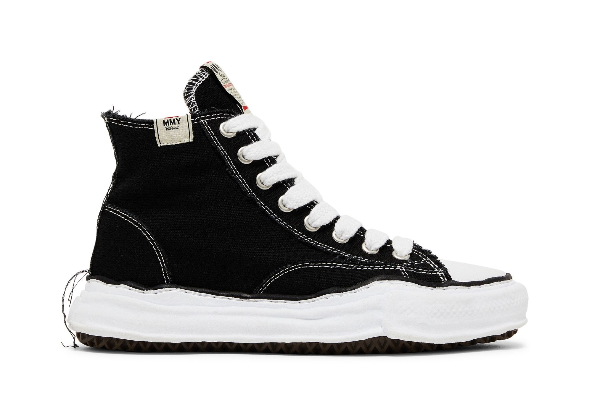 Maison Mihara Yasuhiro Peterson OG Sole Canvas High 'Black White'