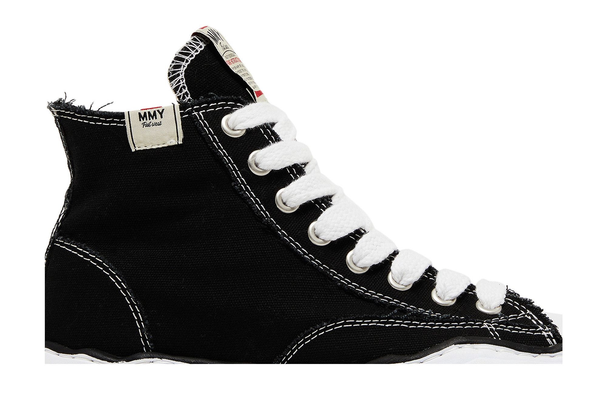 Maison Mihara Yasuhiro Peterson OG Sole Canvas High 'Black White'