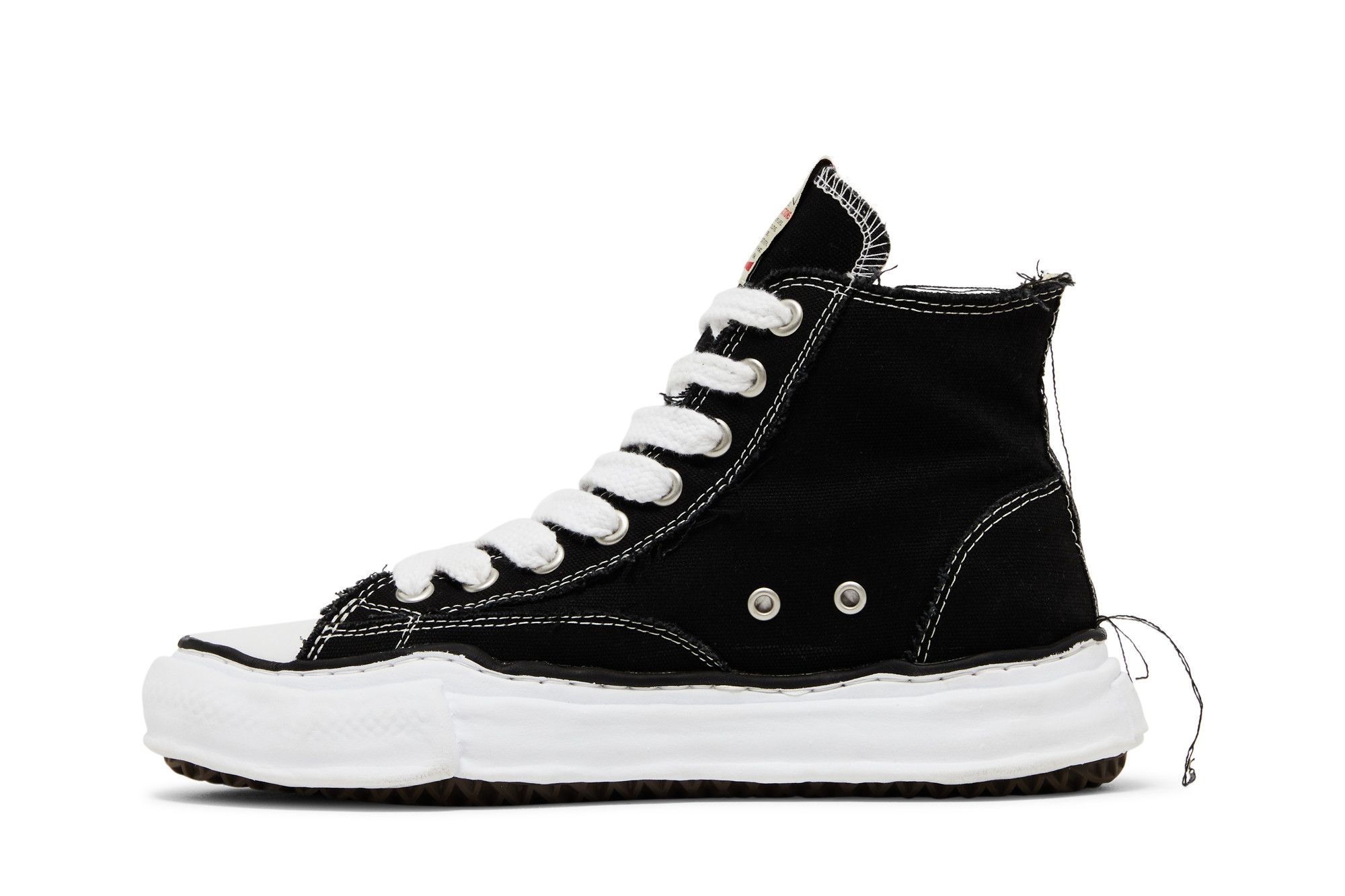 Maison Mihara Yasuhiro Peterson OG Sole Canvas High 'Black White'