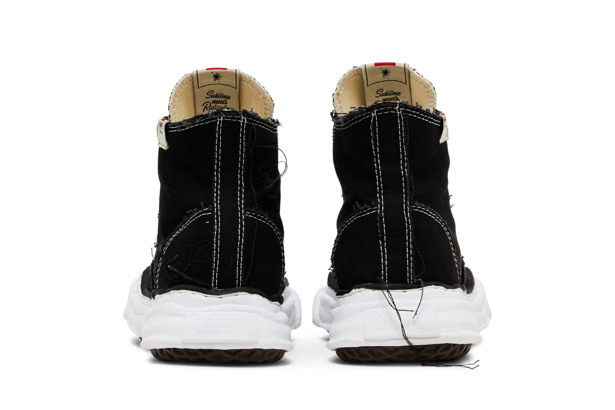 Maison Mihara Yasuhiro Peterson OG Sole Canvas High 'Black White'