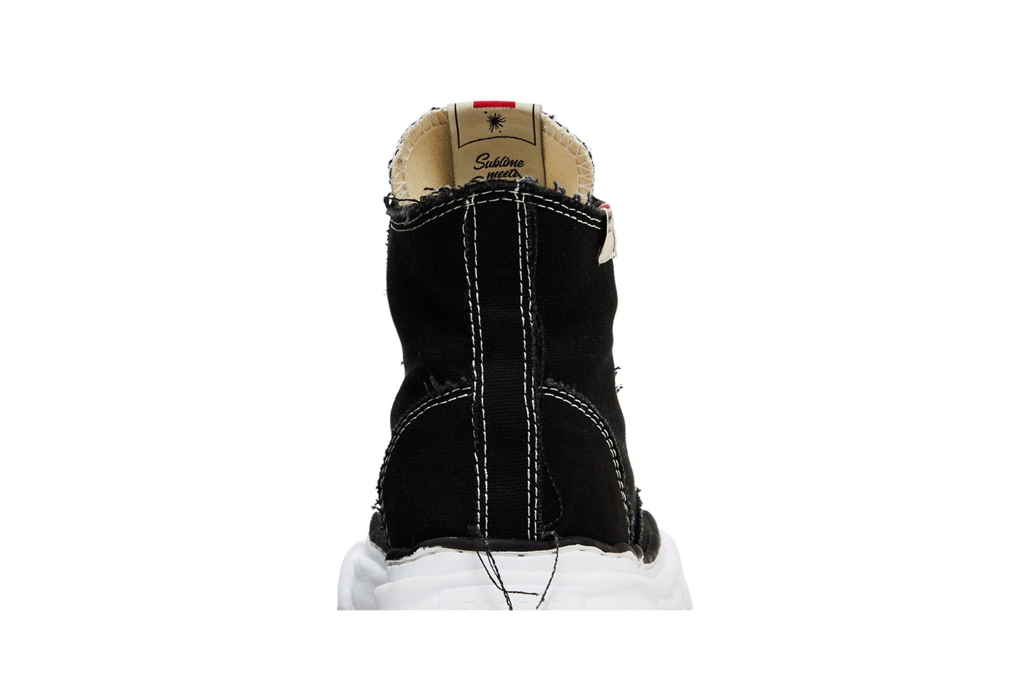 Maison Mihara Yasuhiro Peterson OG Sole Canvas High 'Black White'