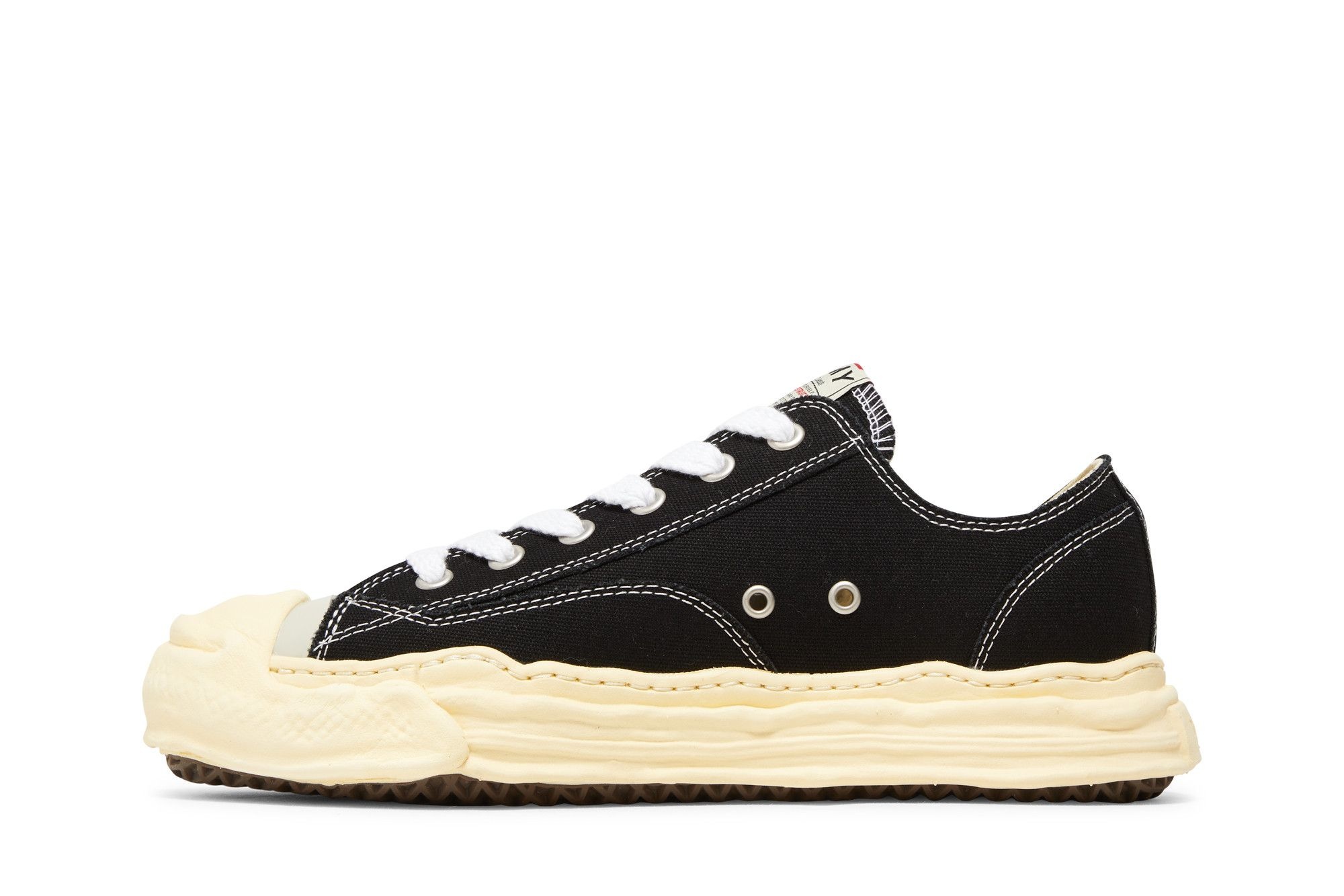 Maison Mihara Yasuhiro Hank Vintage Sole Canvas Low 'Black'