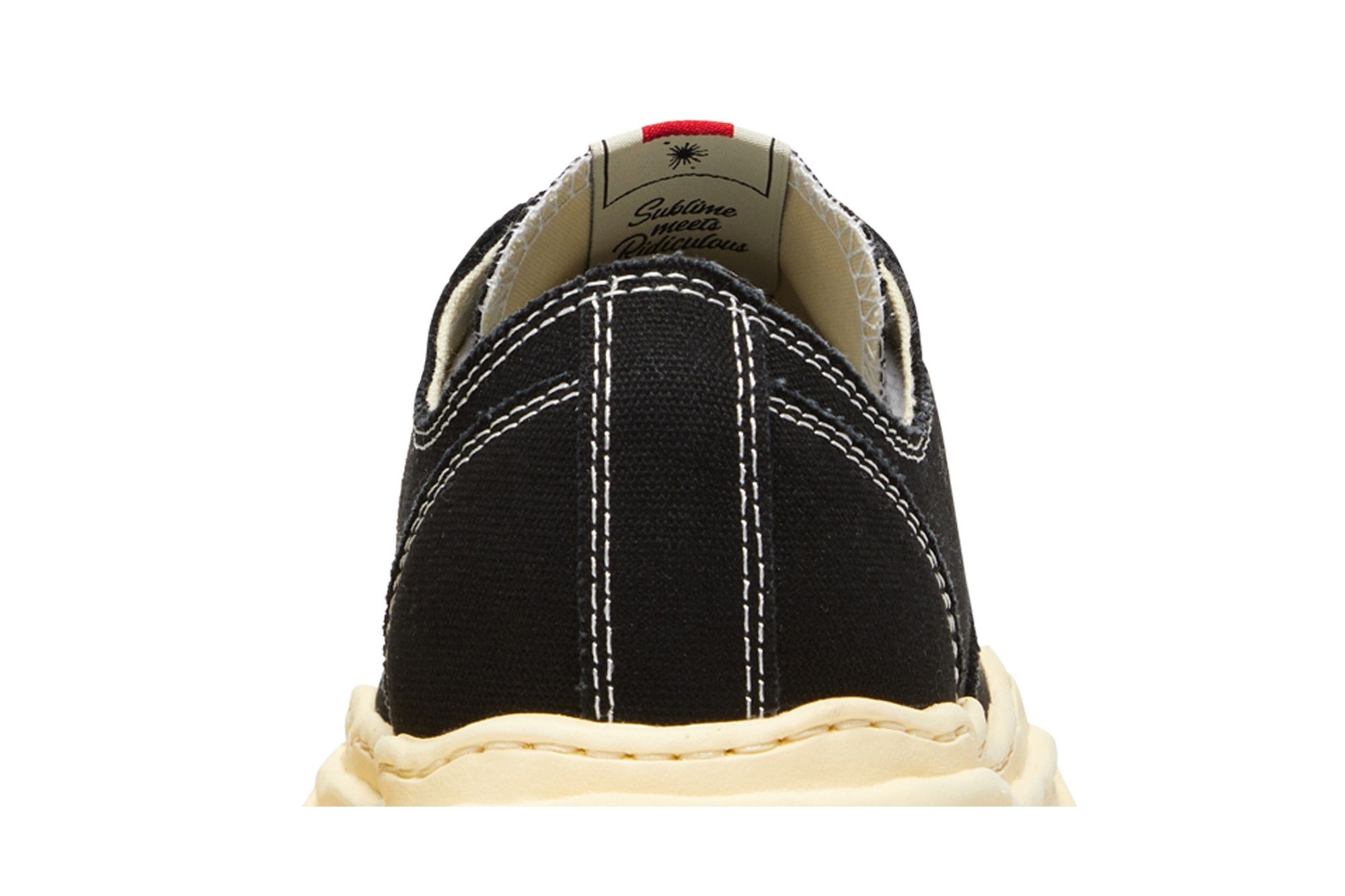 Maison Mihara Yasuhiro Hank Vintage Sole Canvas Low 'Black'