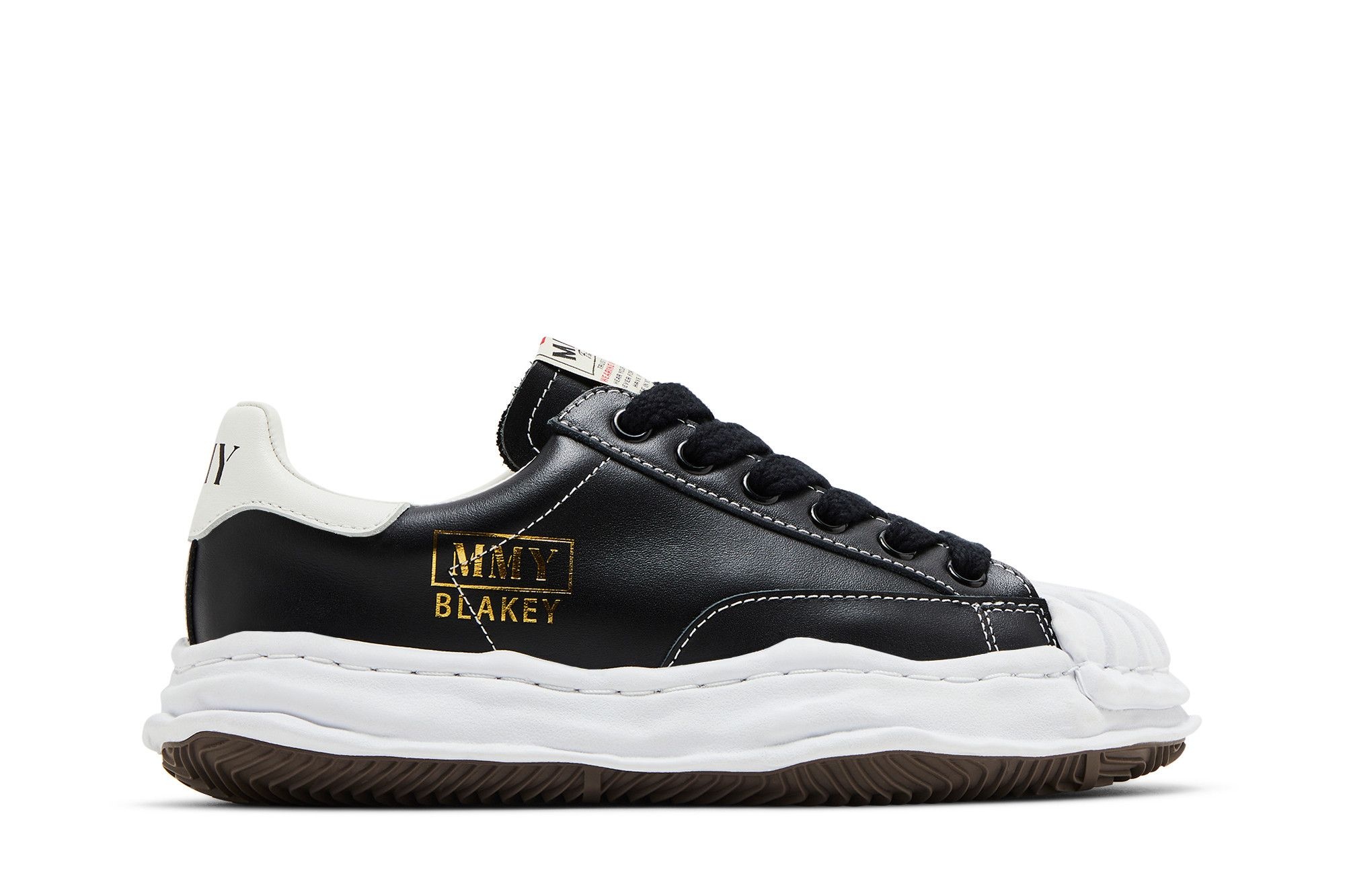 Maison Mihara Yasuhiro Blakey OG Sole Leather Low 'Black White'