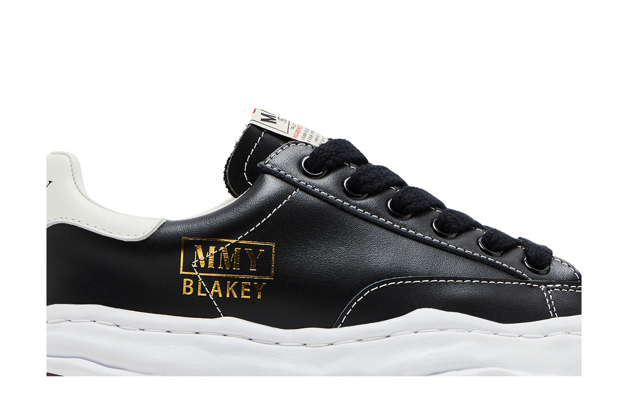 Maison Mihara Yasuhiro Blakey OG Sole Leather Low 'Black White'