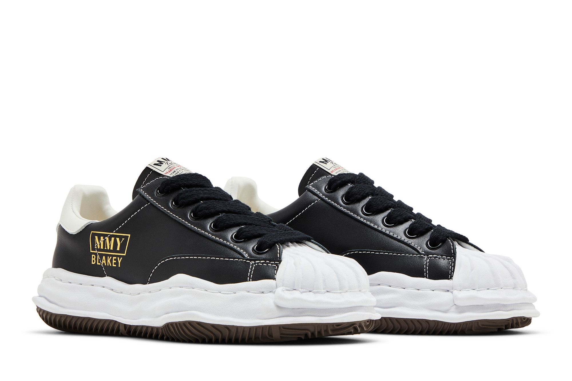 Maison Mihara Yasuhiro Blakey OG Sole Leather Low 'Black White'