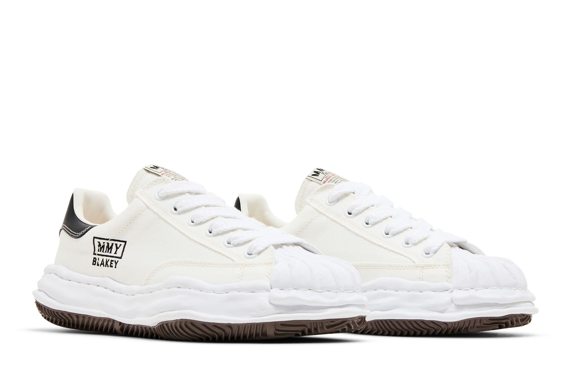 Maison Mihara Yasuhiro Blakey OG Sole Canvas Low 'White'