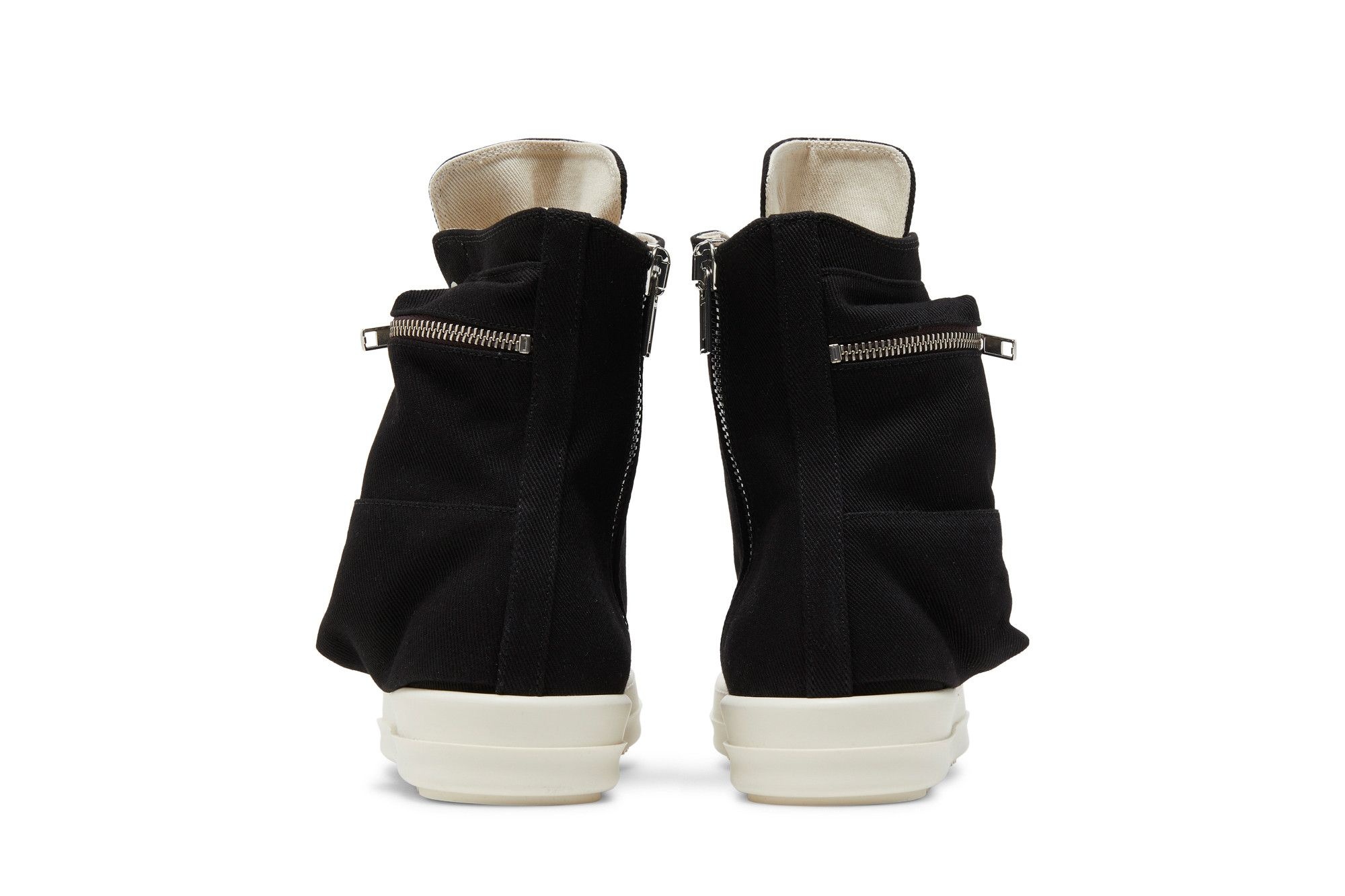 Rick Owens DRKSHDW Strobe Cotton Denim Cargo High 'Black Milk'