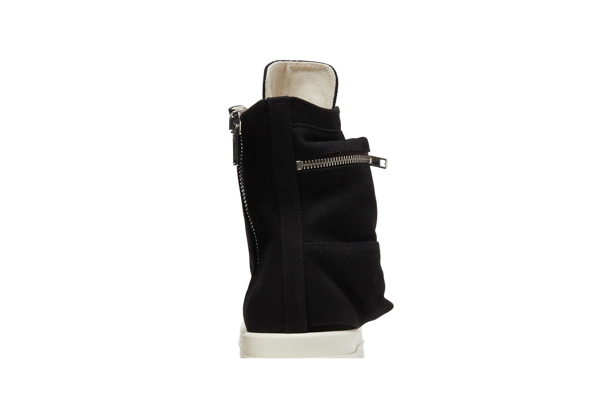 Rick Owens DRKSHDW Strobe Cotton Denim Cargo High 'Black Milk'