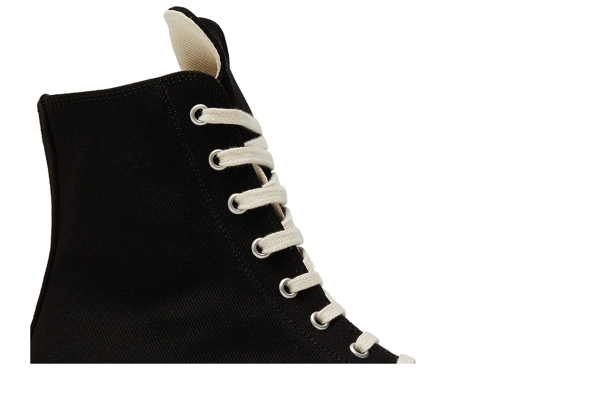 Rick Owens Wmns DRKSHDW Luxor Double Bumper High 'Black Milk'