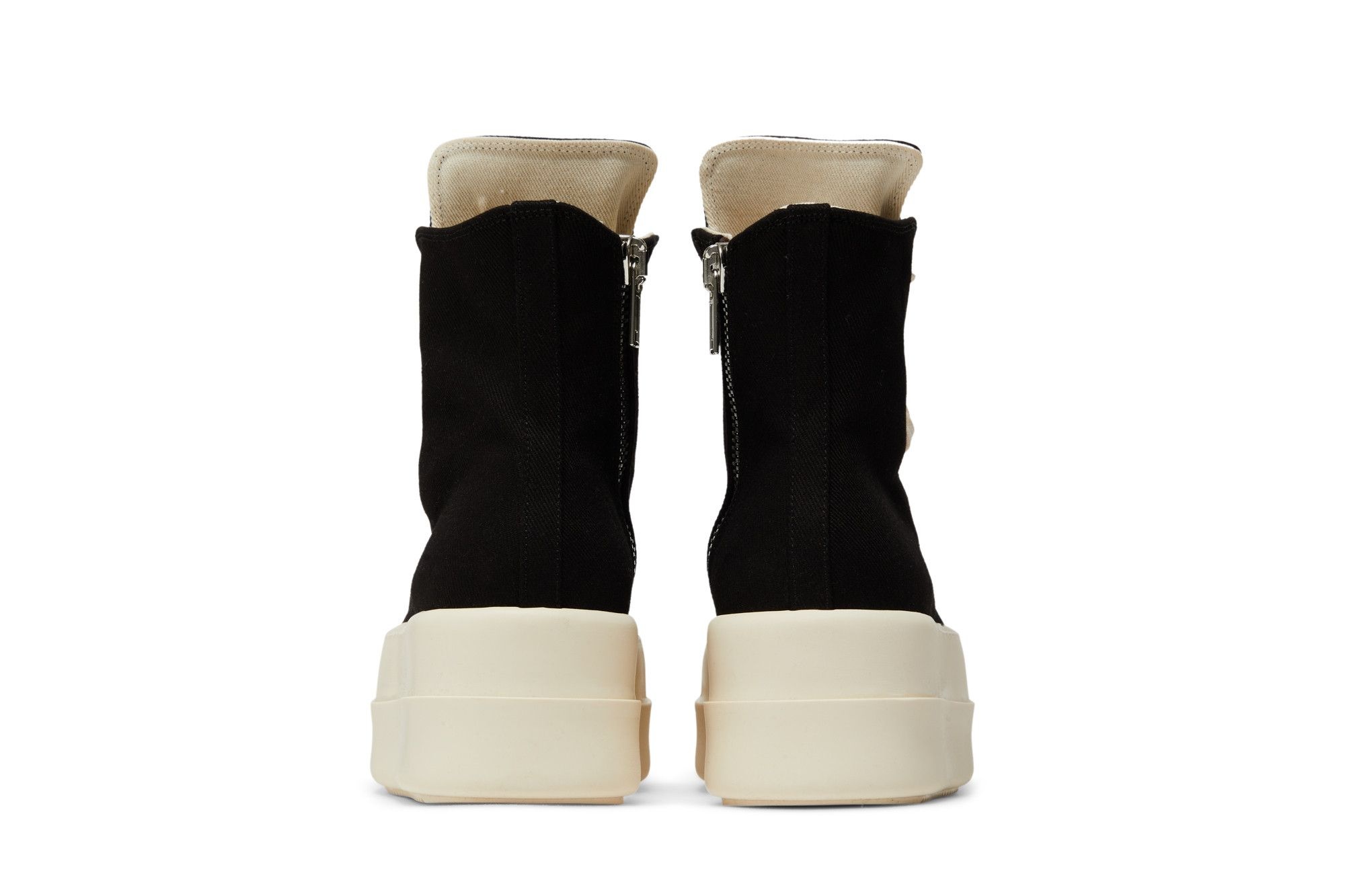 Rick Owens Wmns DRKSHDW Luxor Double Bumper High 'Black Milk'