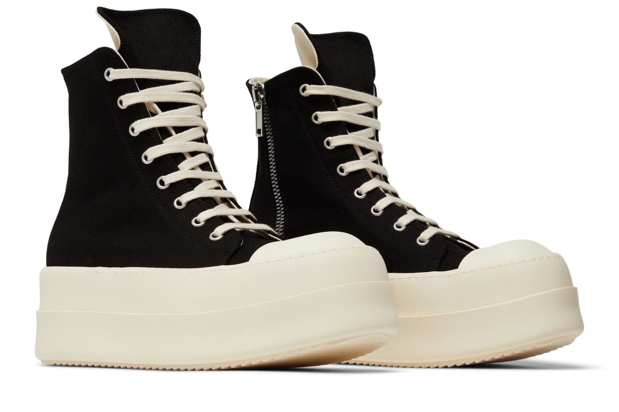 Rick Owens Wmns DRKSHDW Luxor Double Bumper High 'Black Milk'