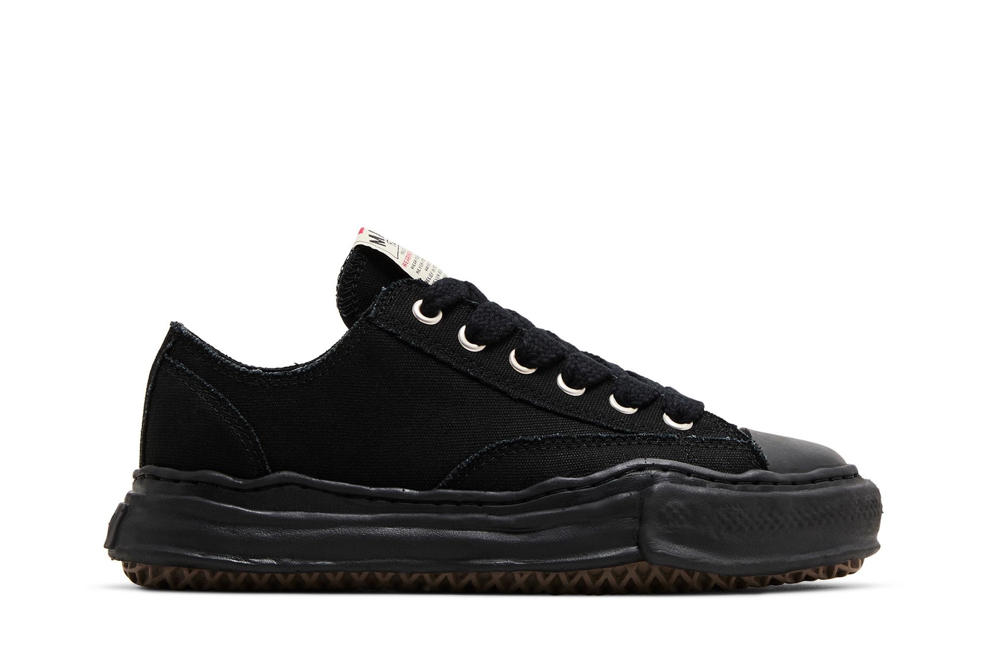 Maison Mihara Yasuhiro Peterson OG Sole Canvas Low 'Triple Black'